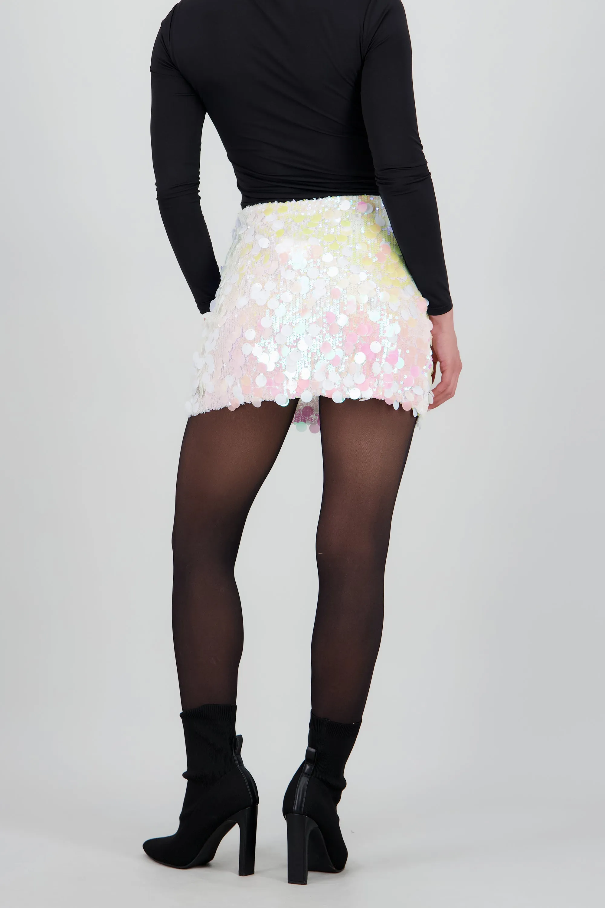 Falda mini lentejuelas lunares sold by Shasa product image thumbnail 4