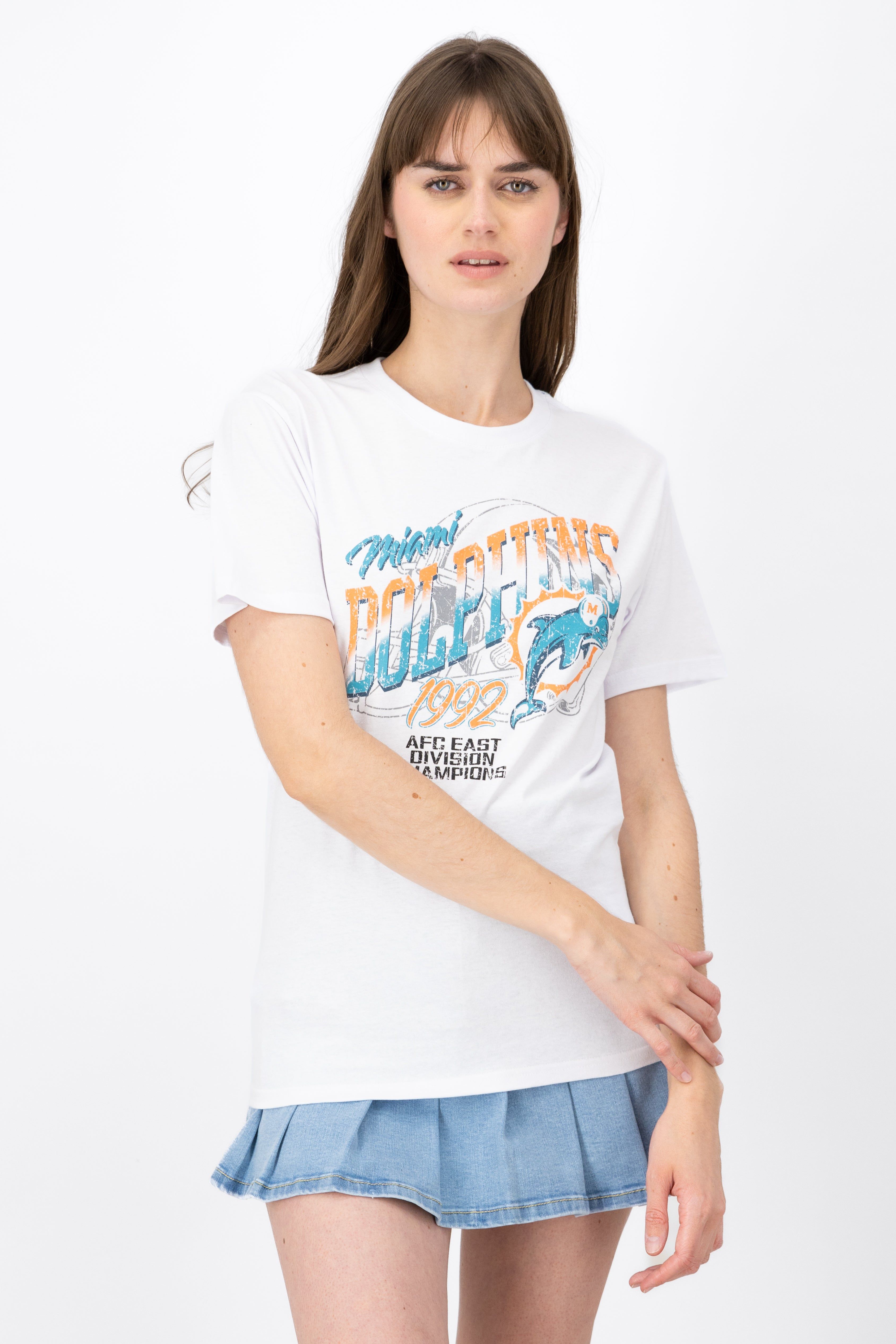 Playera Dolphins Manga Corta Over sold by Shasa