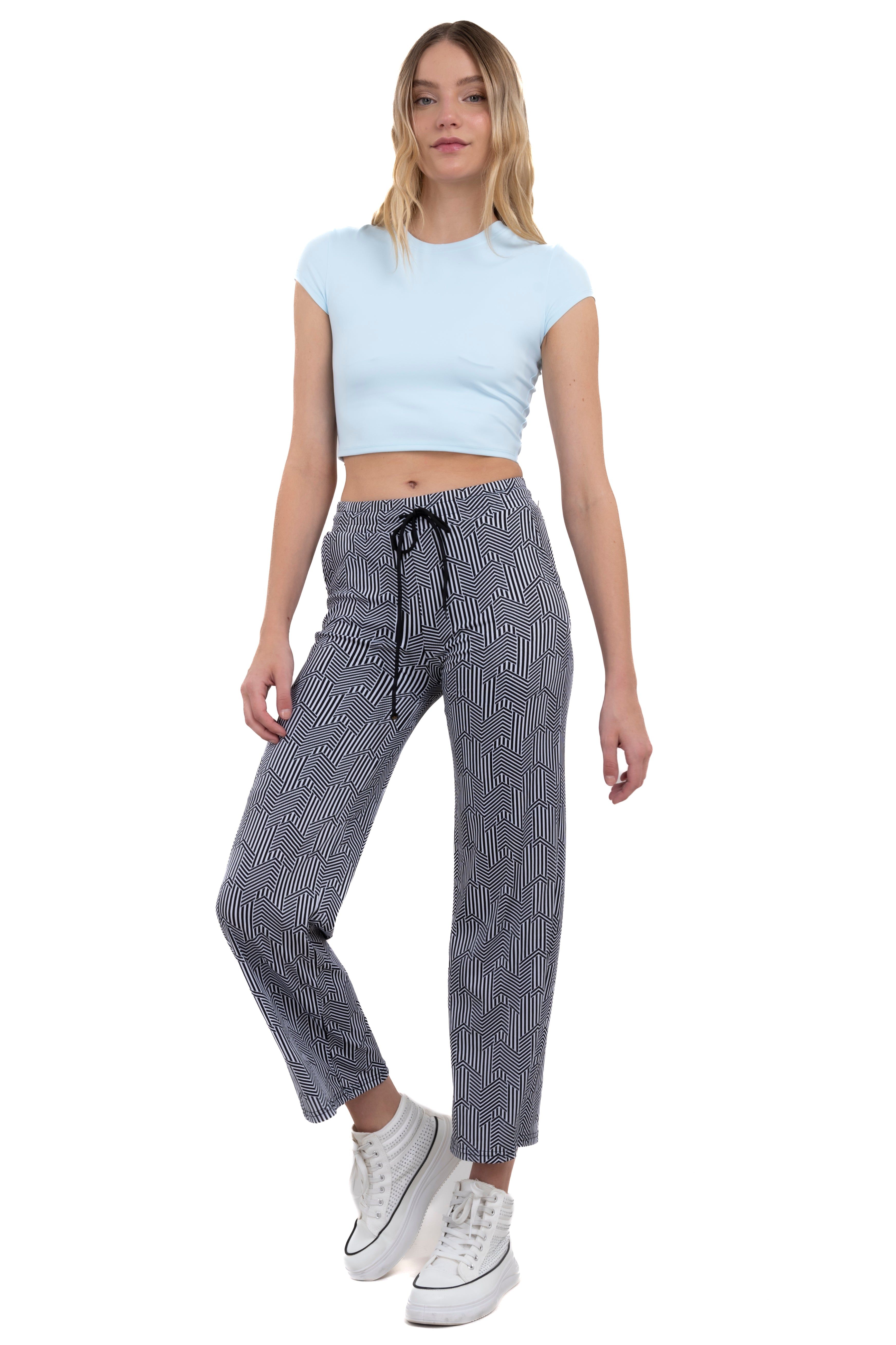 Pantalón wide leg líneas geométricas sold by Shasa product image thumbnail 2