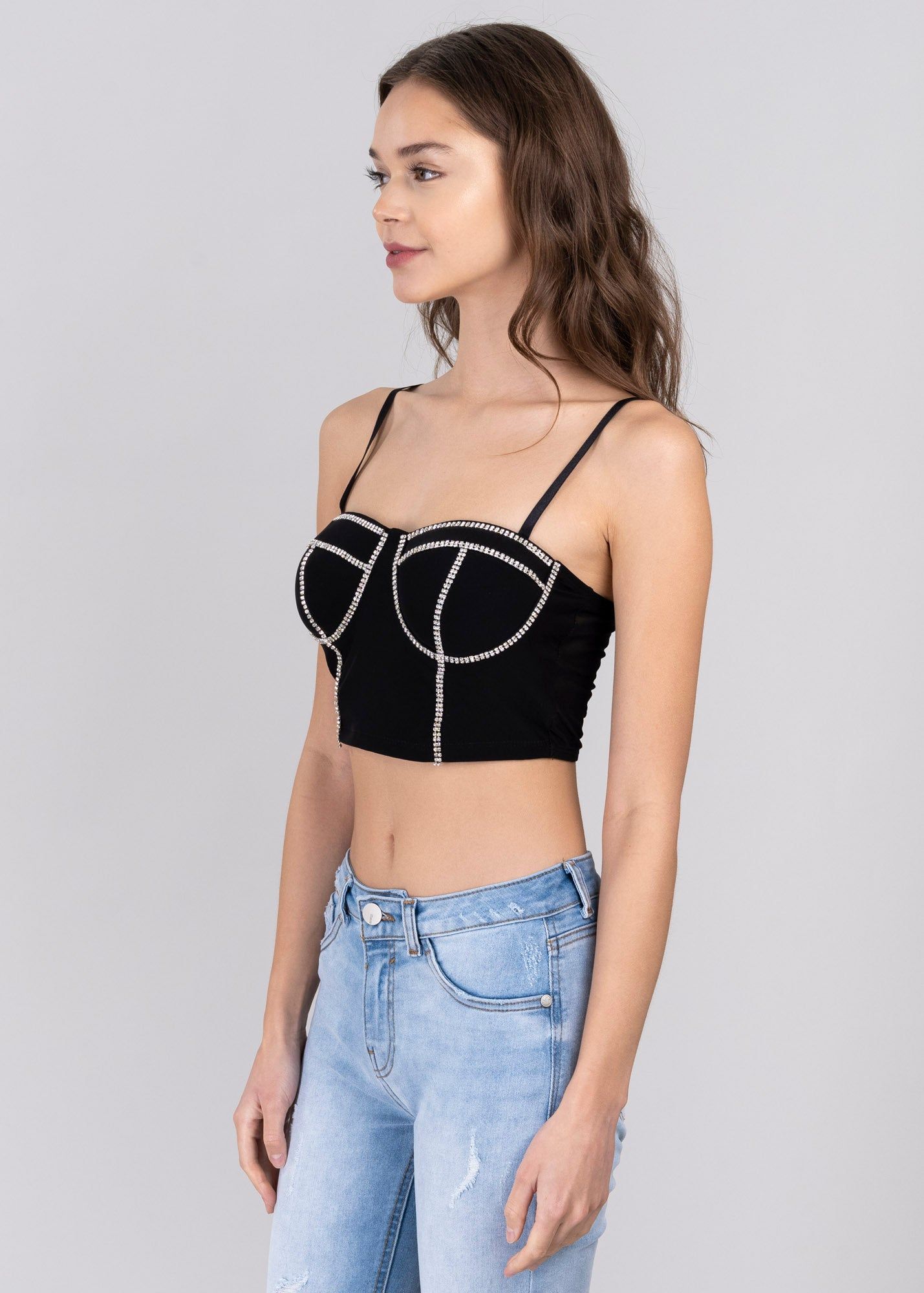Top bustier brillos sold by Shasa product image thumbnail 3