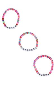 Set 3 pulseras amistad sold by Shasa