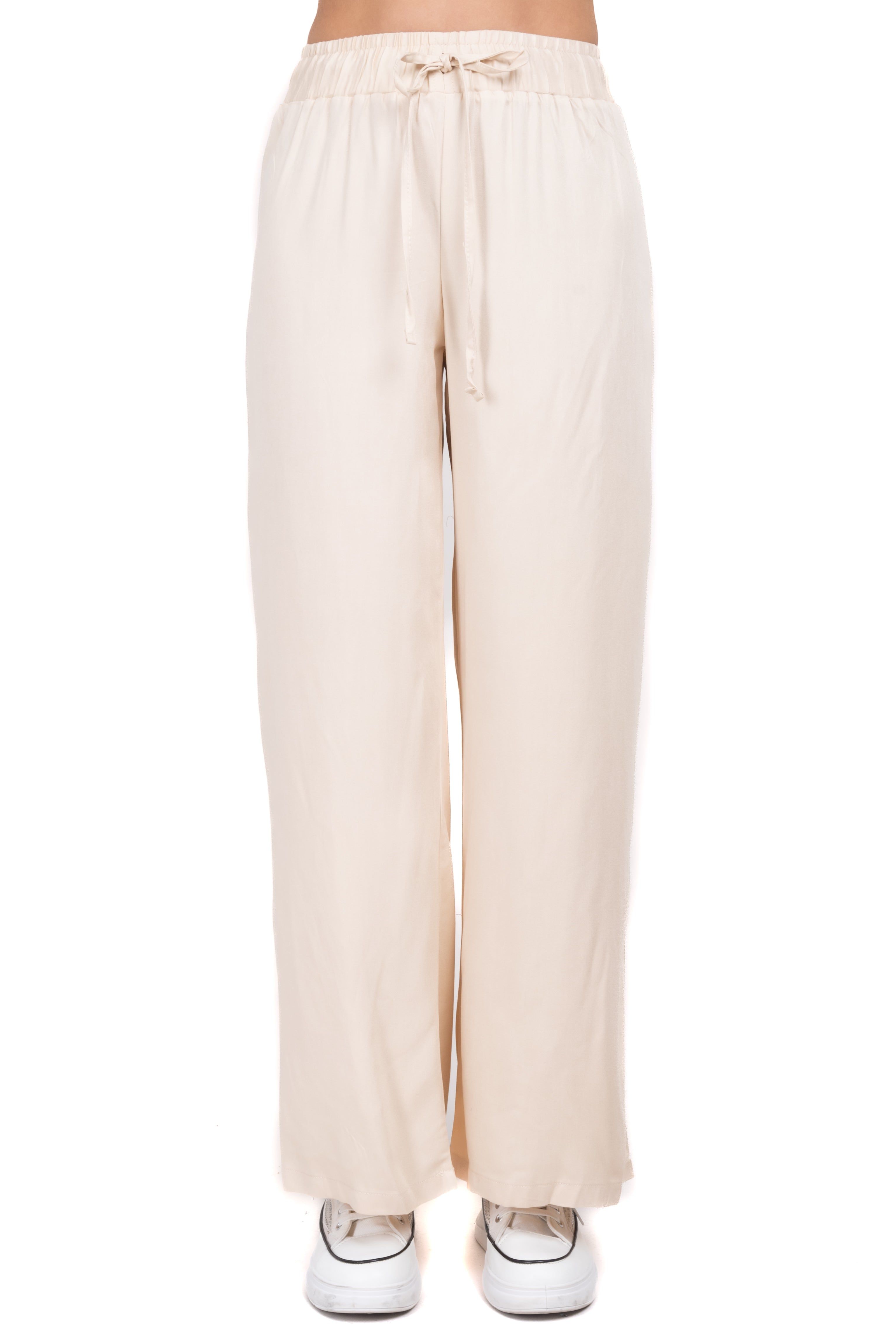 Pantalón wide leg cintura elástica sold by Shasa