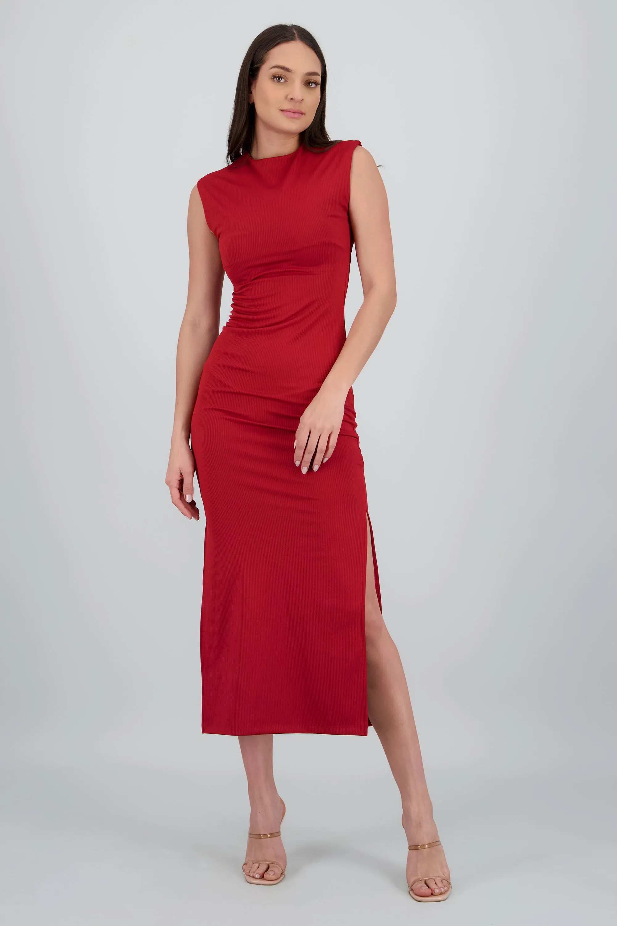 Vestido maxi rib cuello alto sold by Shasa product image thumbnail 2