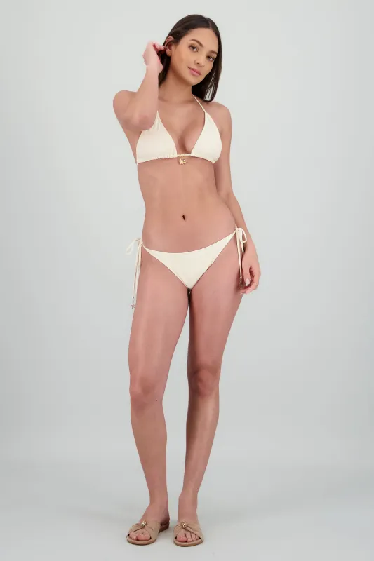 Bikini detalle charms conchitas sold by Shasa