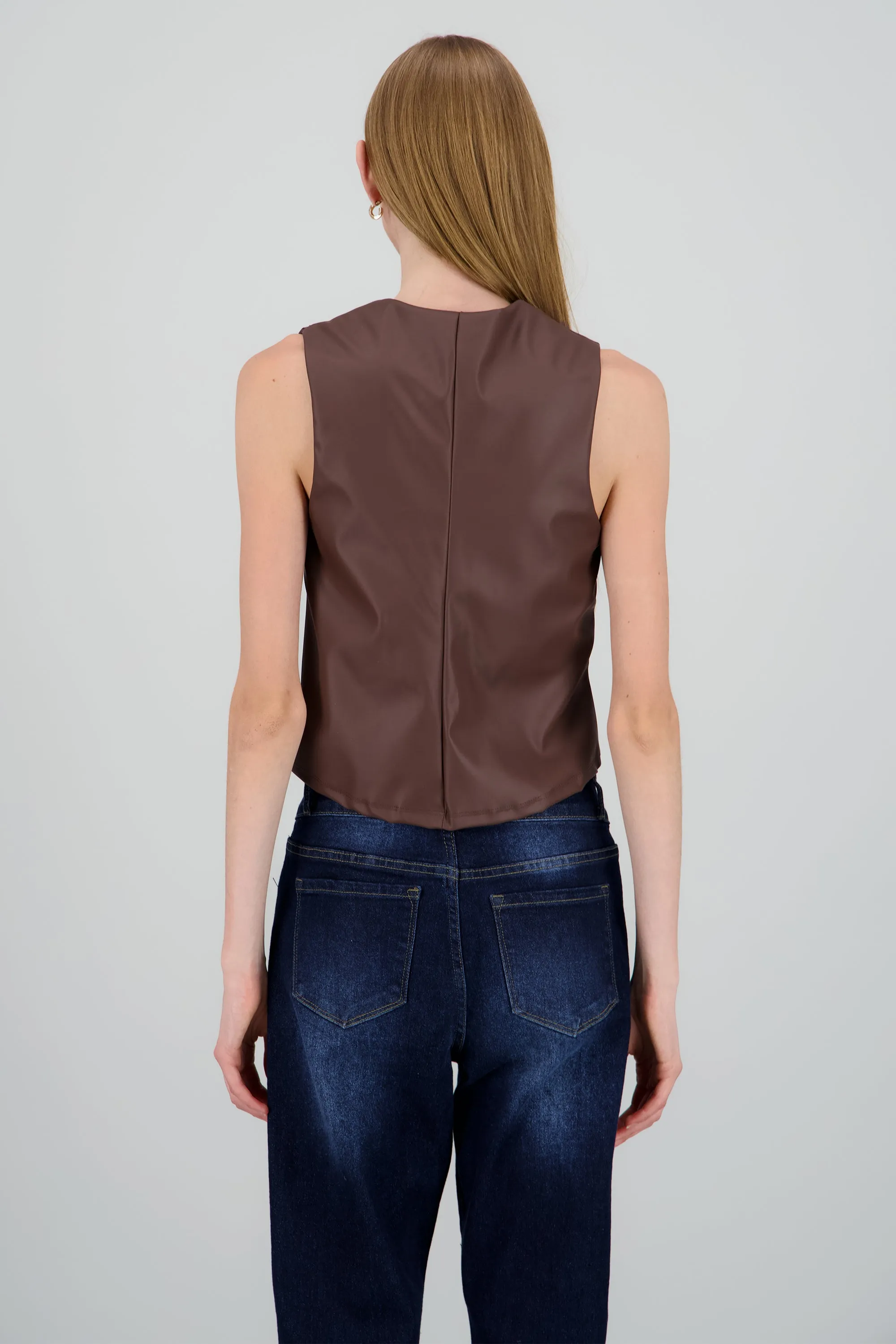 Top cuello alto efecto piel drapeado sold by Shasa product image thumbnail 4