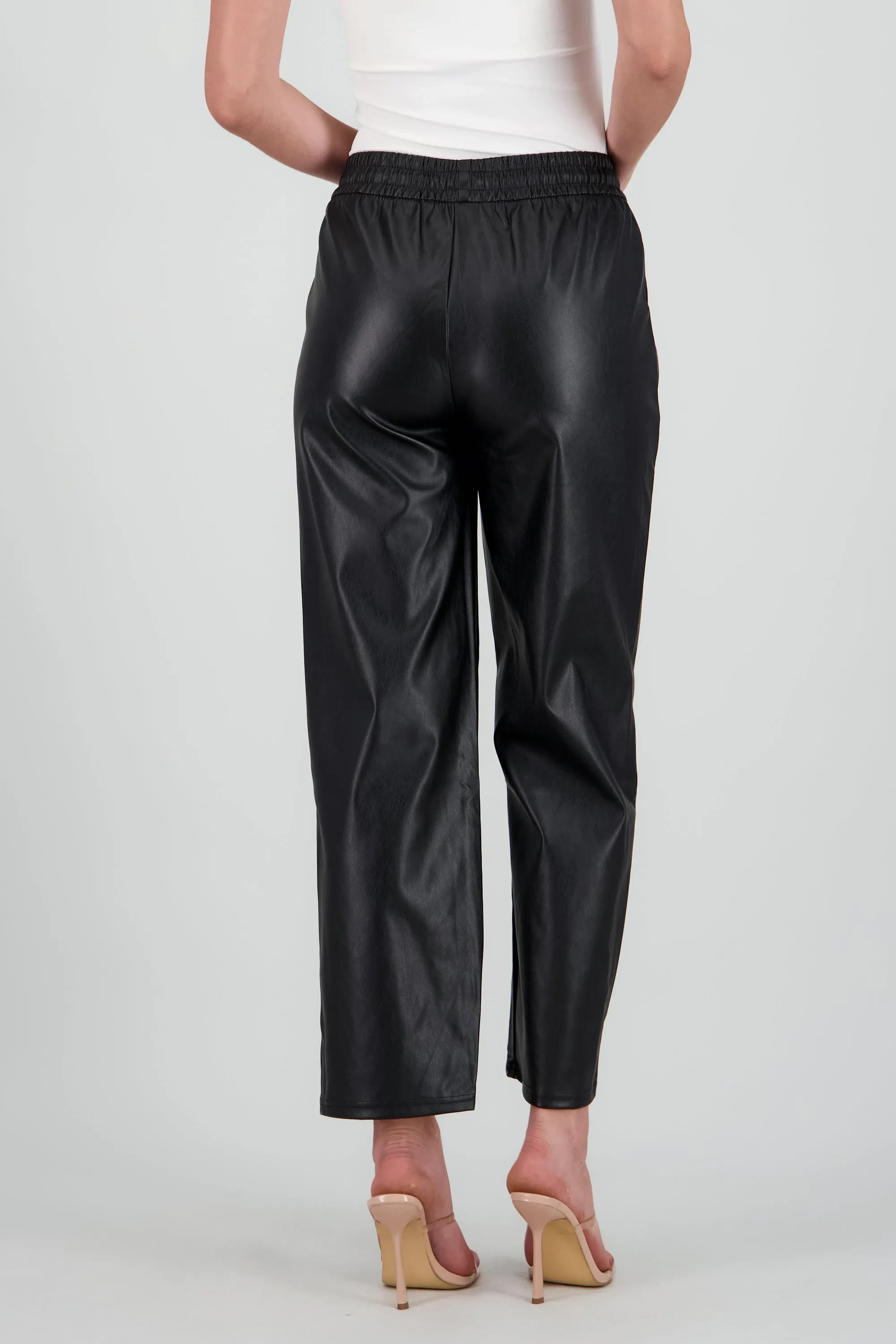 Pantalones de Pu corte recto sold by Shasa product image thumbnail 4