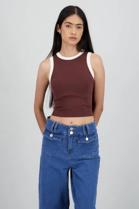 Top sin mangas basica sold by Shasa