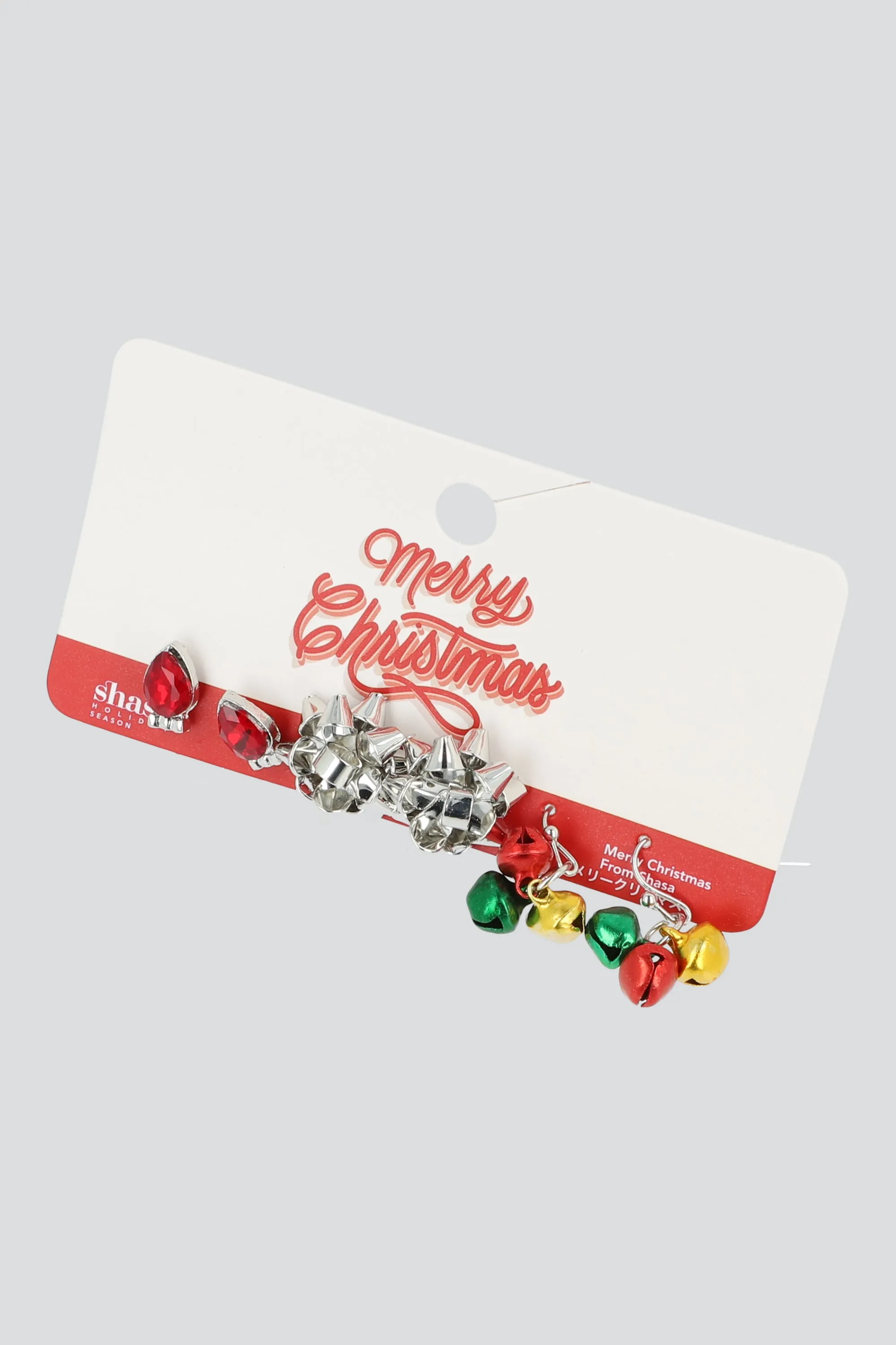 3 PR ARETES FOCO NAVIDEÑO sold by Shasa product image thumbnail 2