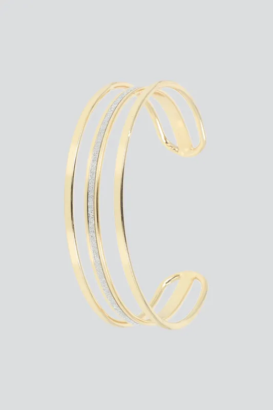 Cuff 2 lienas glitter sold by Shasa