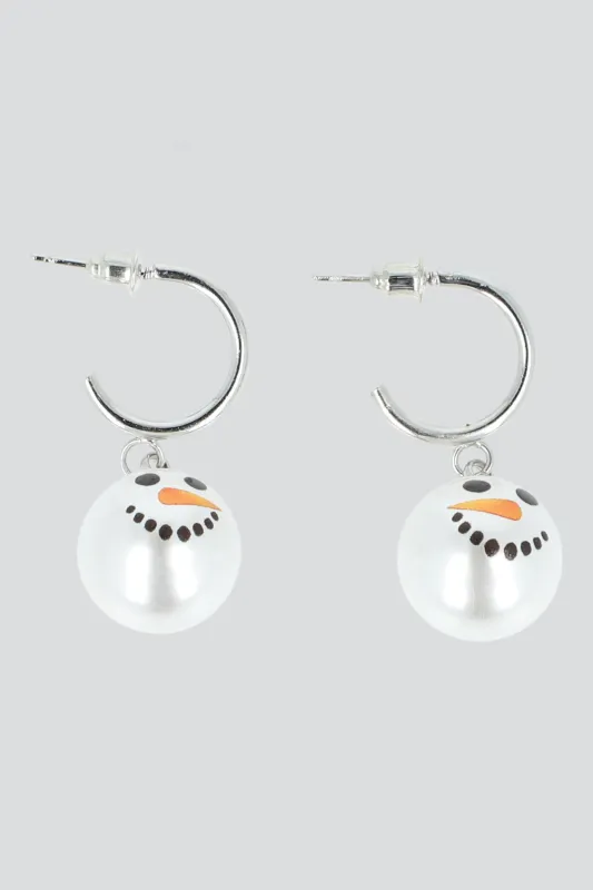 Arracadas muñeco de nieve sold by Shasa