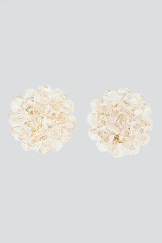 Aretes circulo beads sold by Shasa