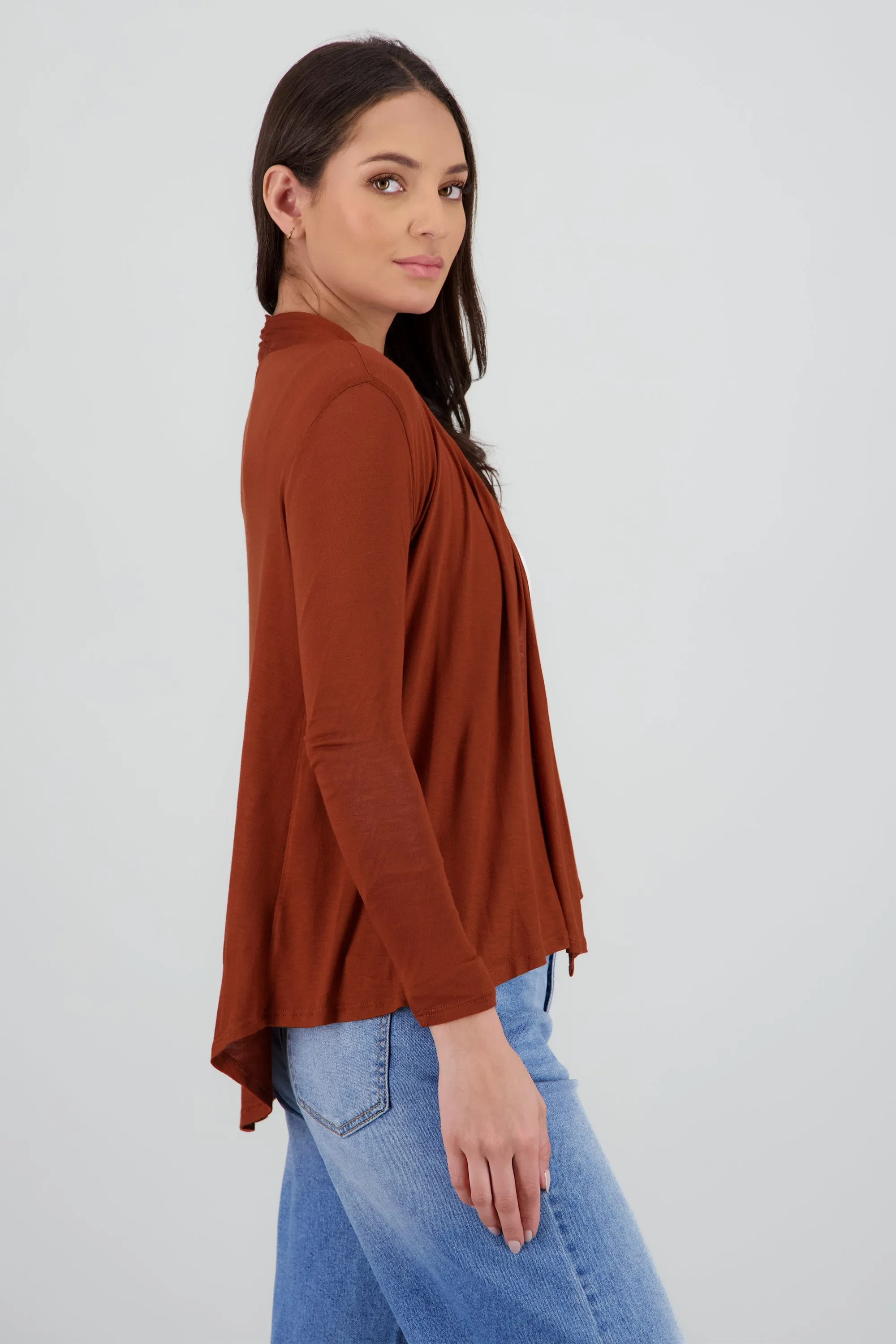 Cárdigan Corto Caída Cascada Manga Larga sold by Shasa product image thumbnail 3