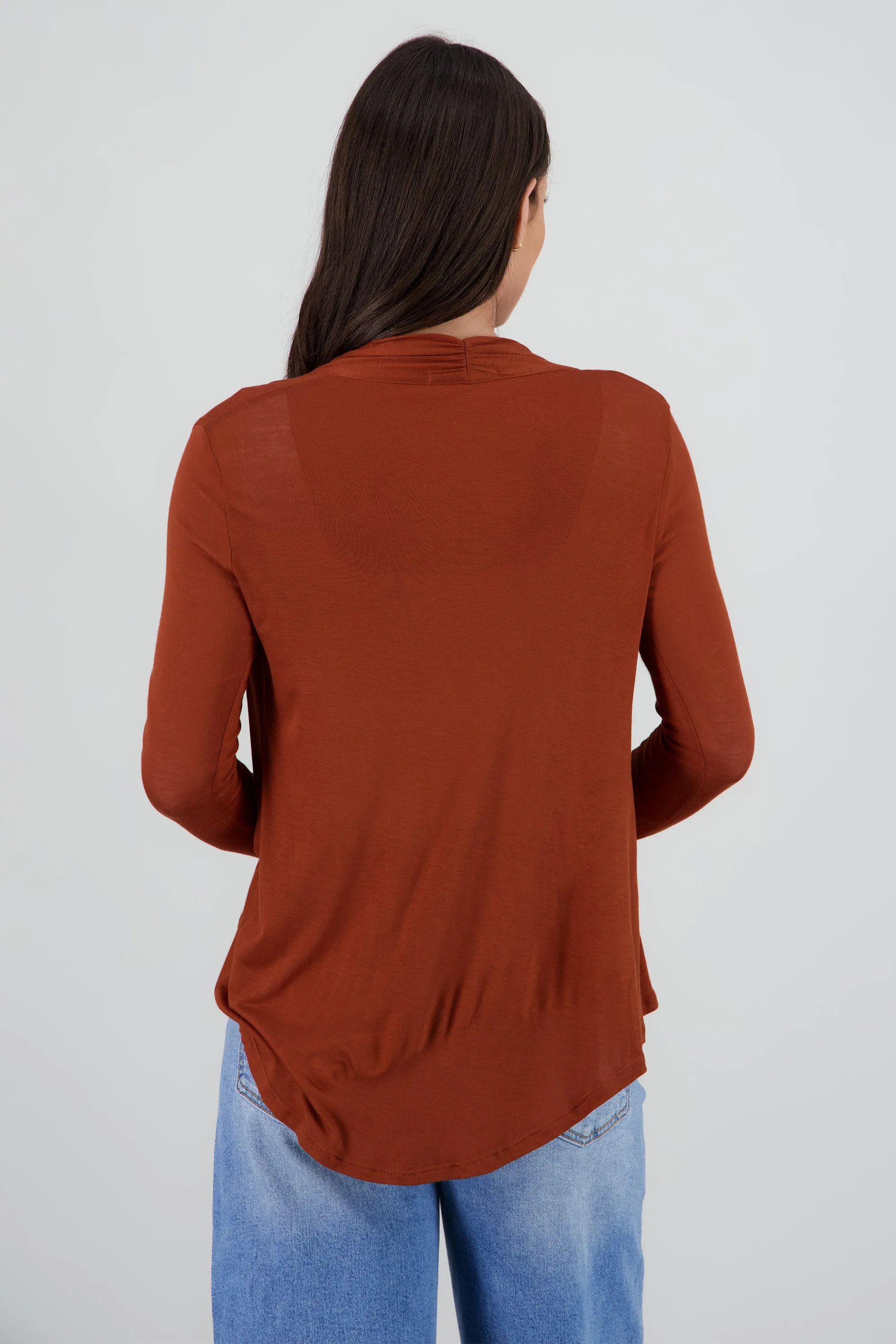 Cárdigan Corto Caída Cascada Manga Larga sold by Shasa product image thumbnail 4