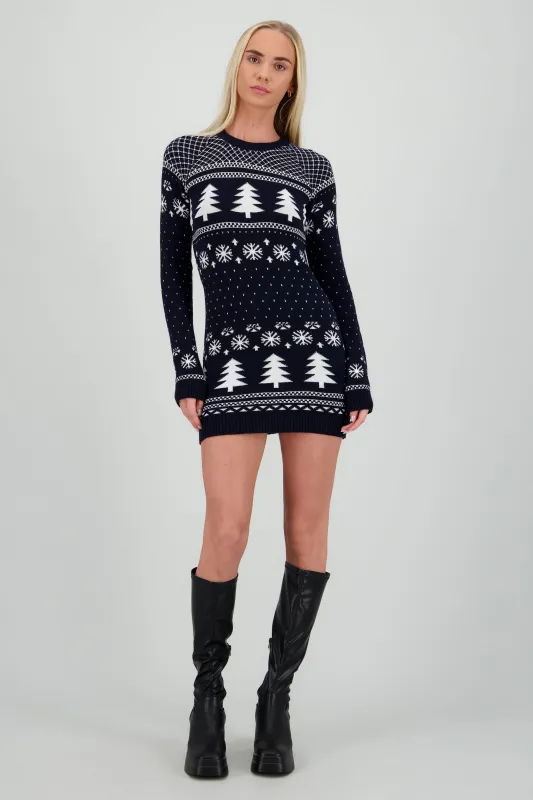 Vestido navideño grecas sold by Shasa