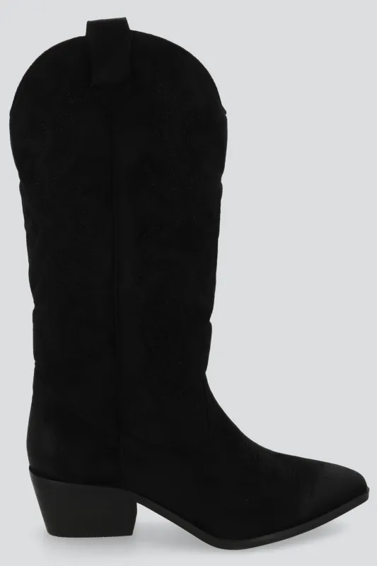 Bota vaquera alta punta desgastada sold by Shasa