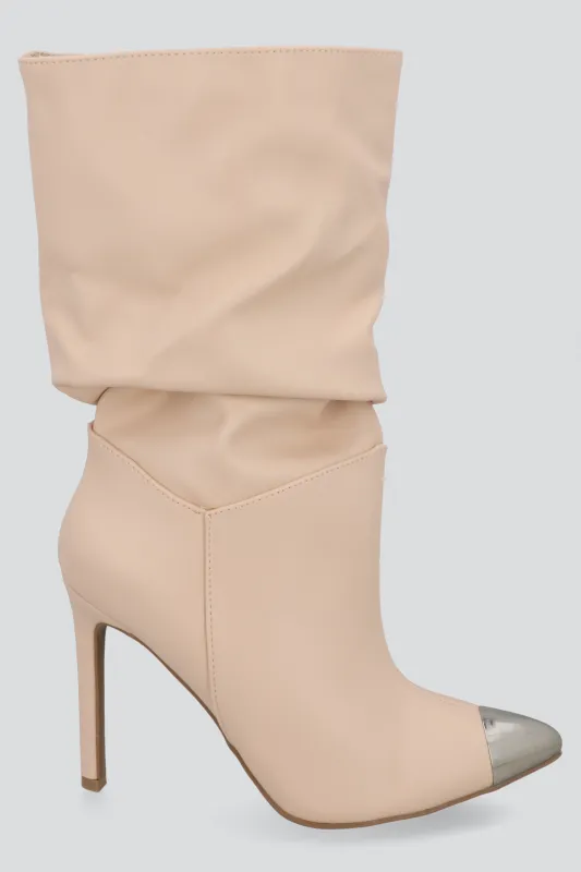 Bota slouchy midi punta metalica sold by Shasa