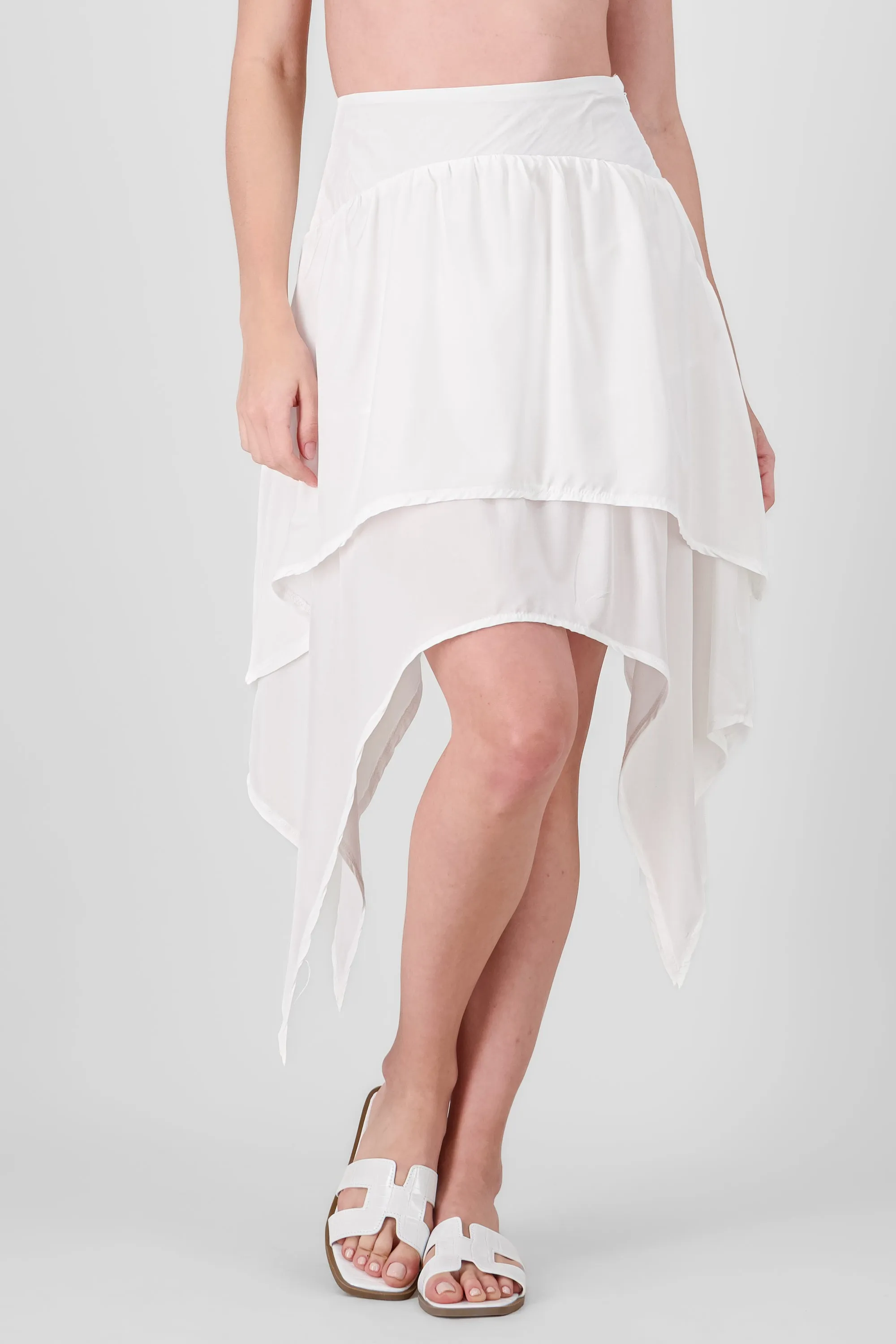 Falda midi asimetrica olan sold by Shasa product image thumbnail 2
