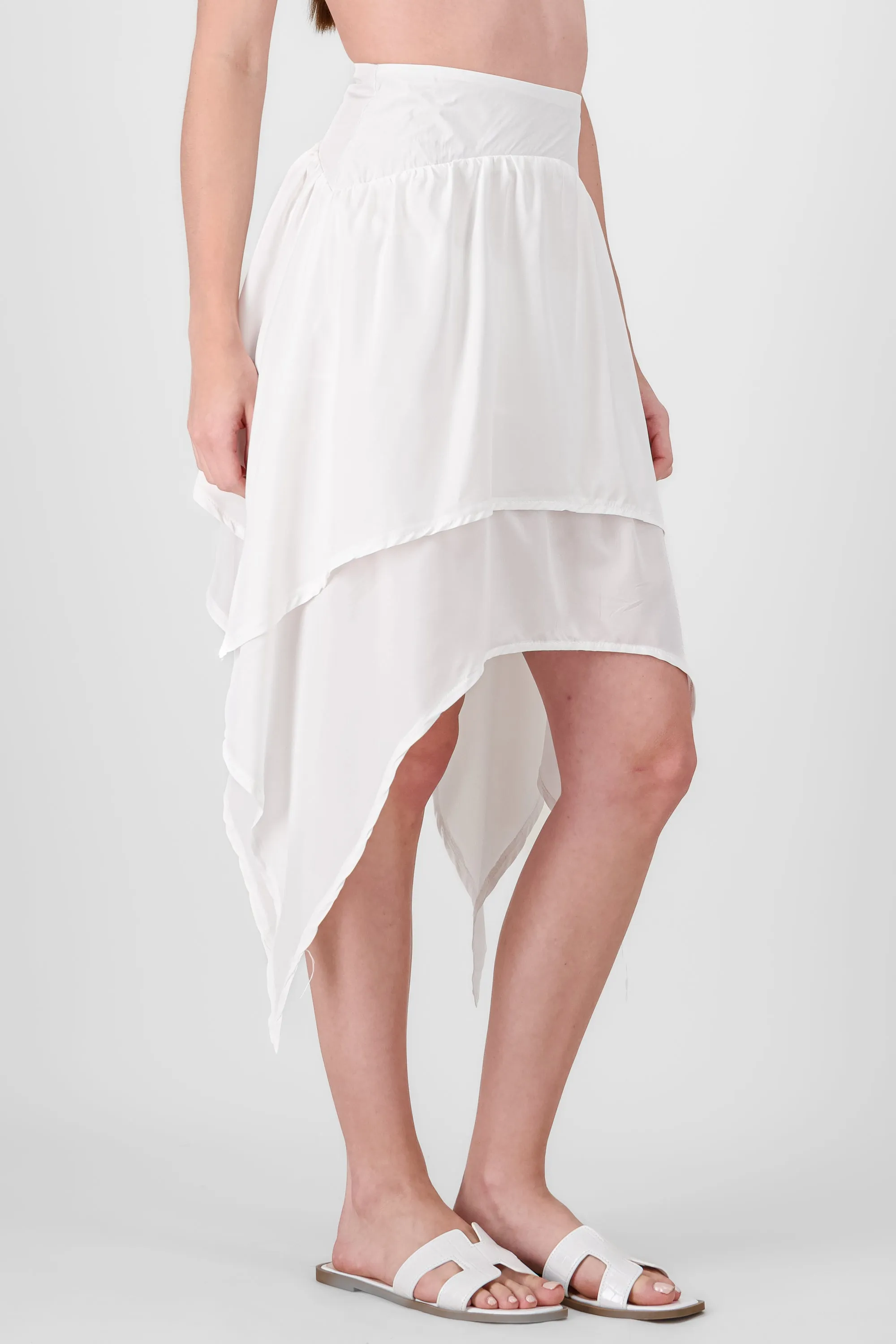 Falda midi asimetrica olan sold by Shasa product image thumbnail 3