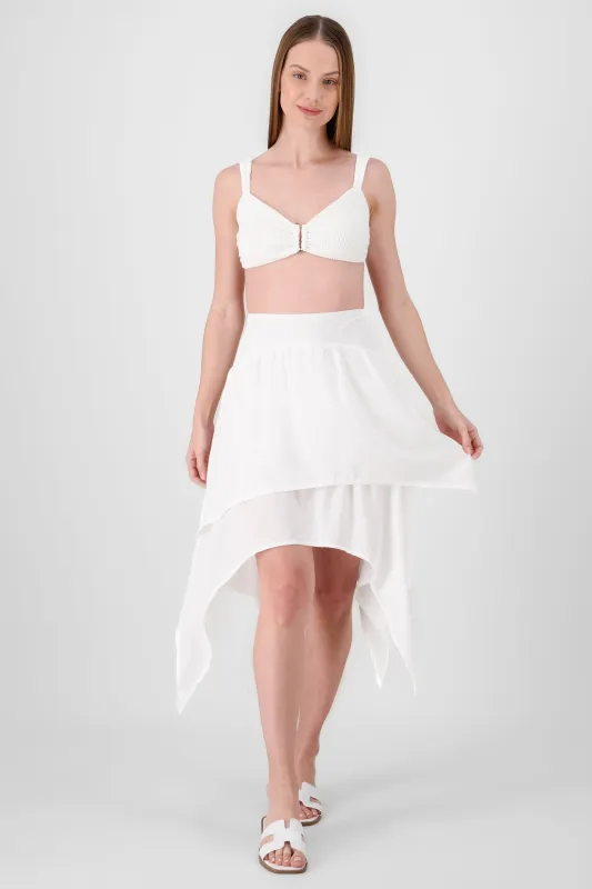 Falda midi asimetrica olan sold by Shasa