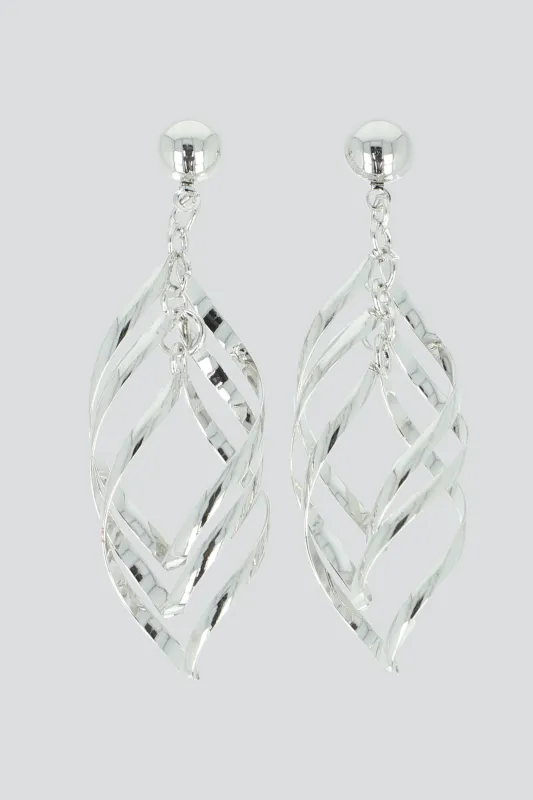 Aretes remolino metal sold by Shasa