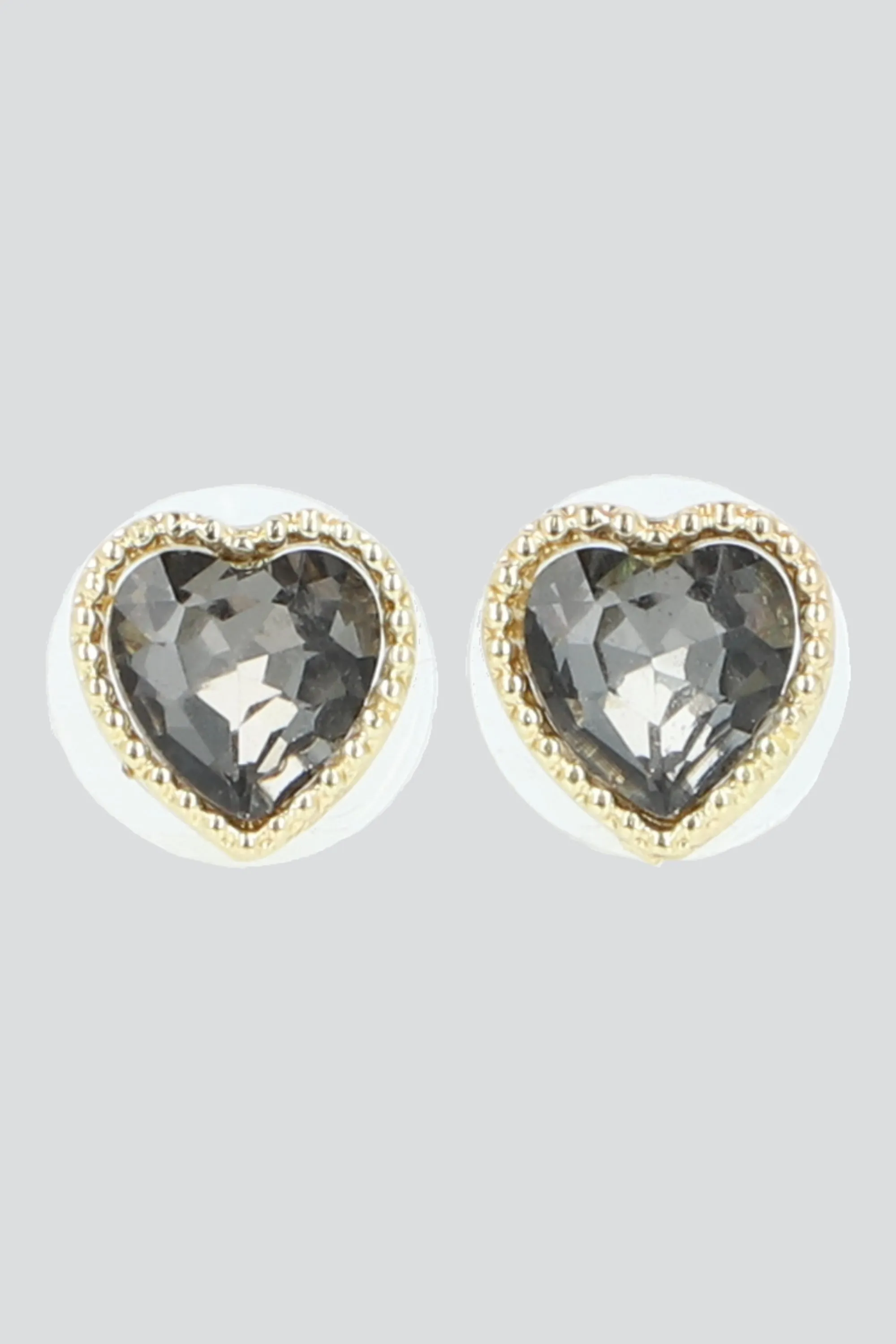 Aretes corazon cristal sold by Shasa