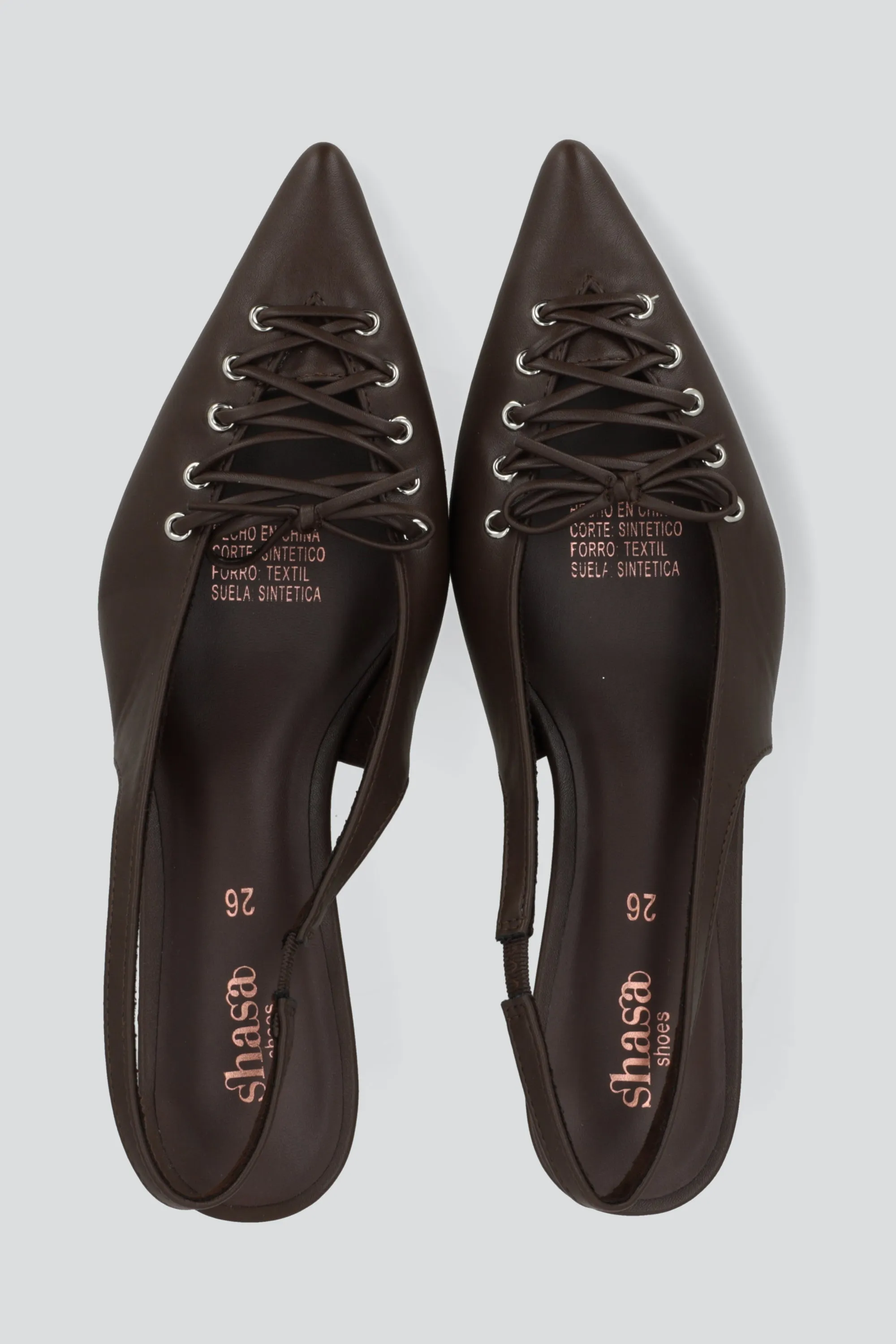 Tacon puntal slingback lace sold by Shasa product image thumbnail 3