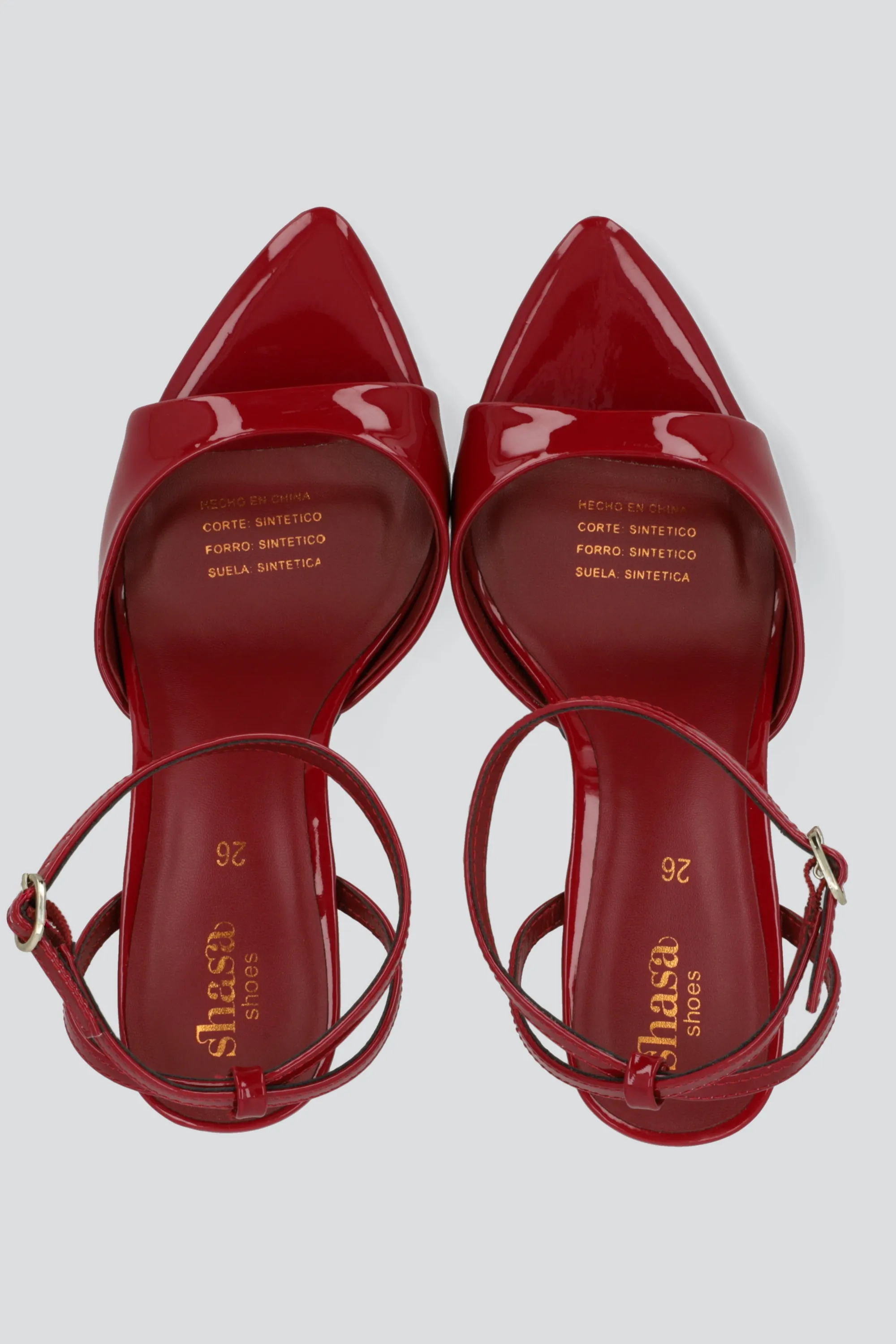 Tacon puntal charol peep toe tiras sold by Shasa product image thumbnail 2