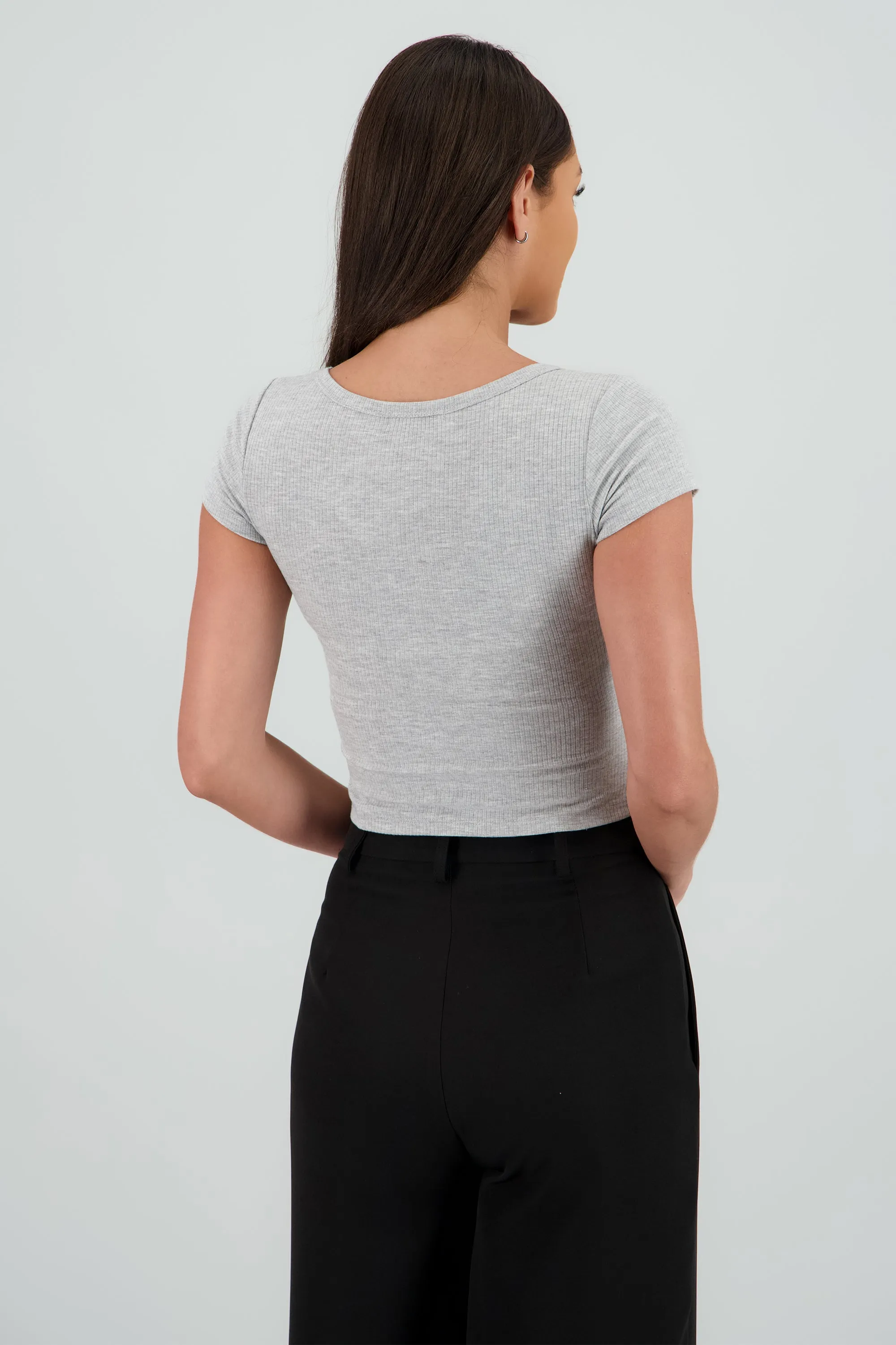 Top cuello en u rib sold by Shasa product image thumbnail 4