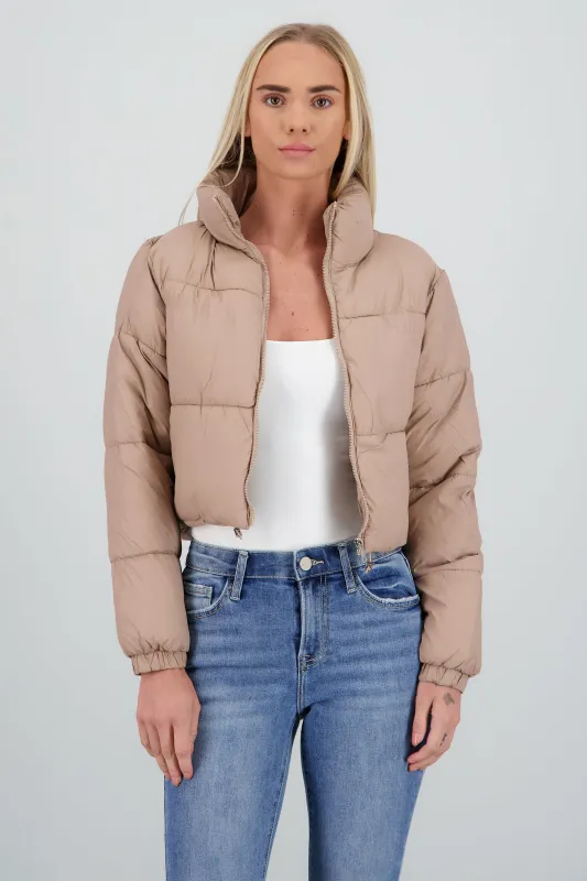 Chamarra puffer crop sold by Shasa