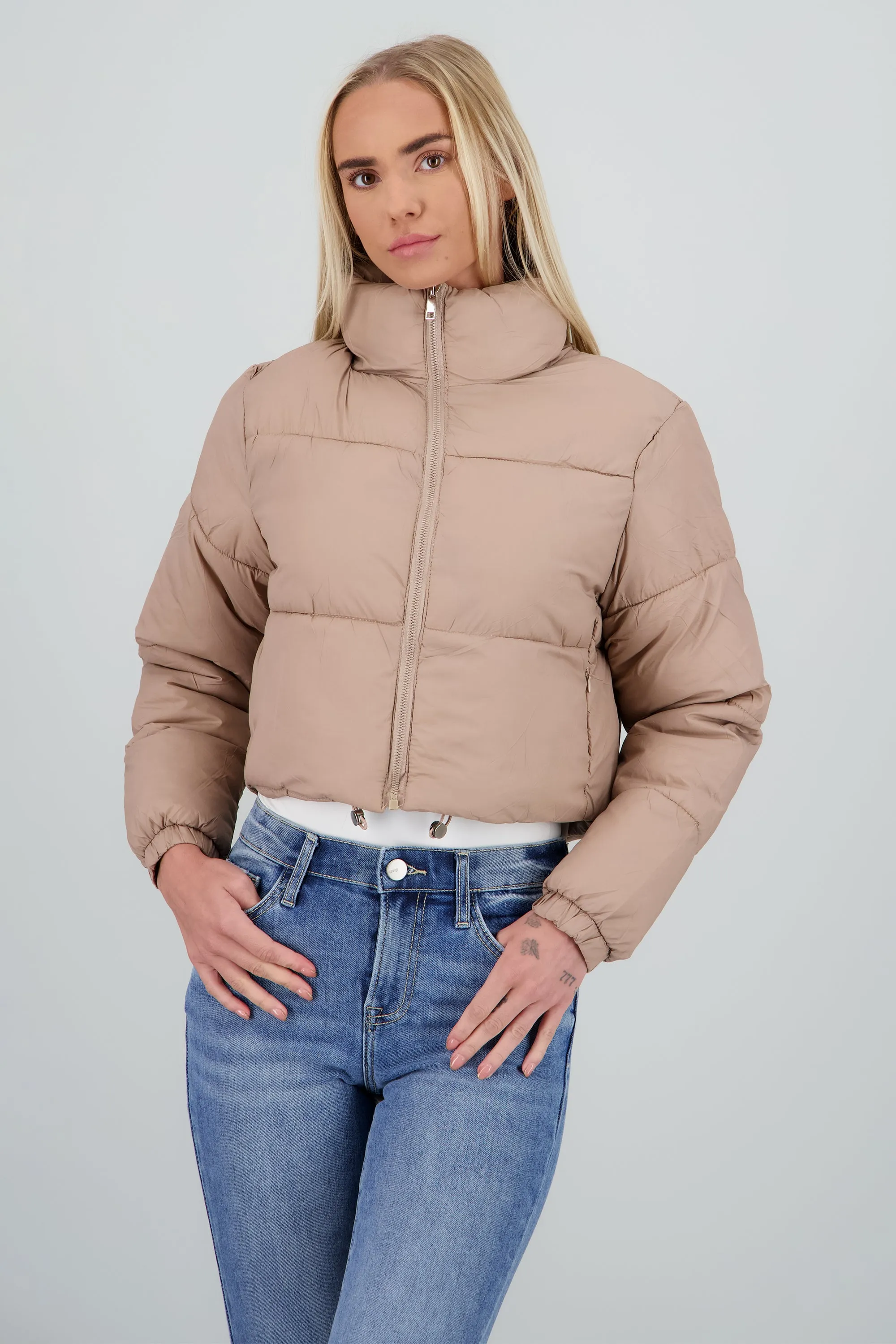 Chamarra puffer crop sold by Shasa product image thumbnail 2