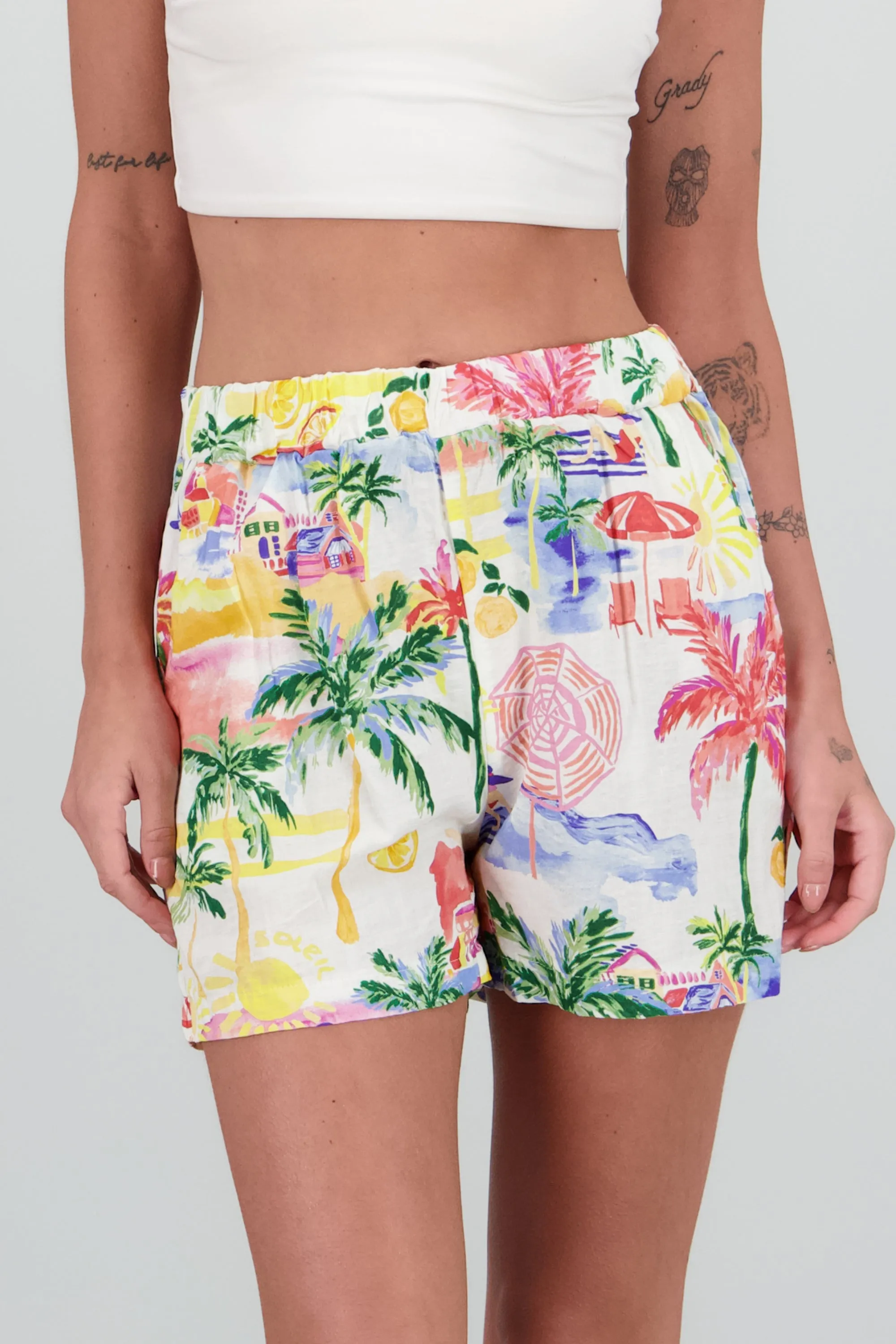 Shorts resorte detalle estampado sold by Shasa product image thumbnail 5