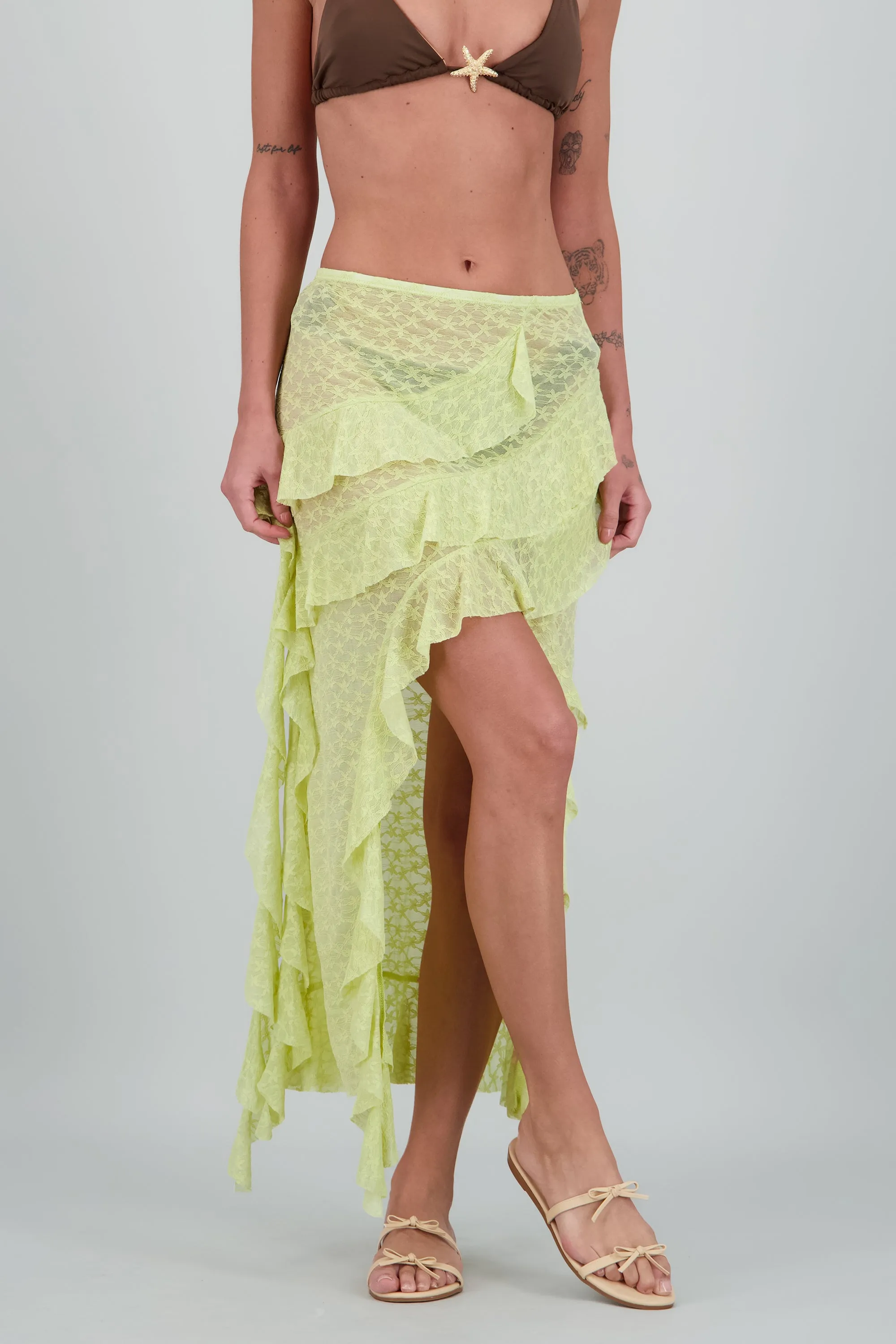 Salida olanes encaje asimentrica sold by Shasa product image thumbnail 2