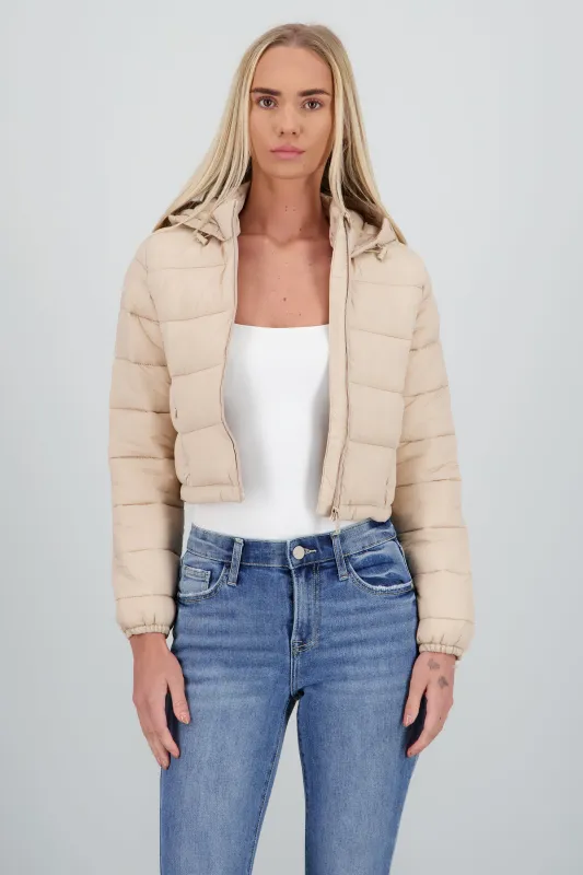 Chamarra puffer con gorro sold by Shasa