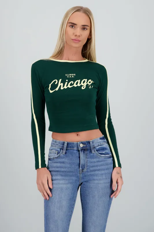 Top lineas contraste manga larga sold by Shasa