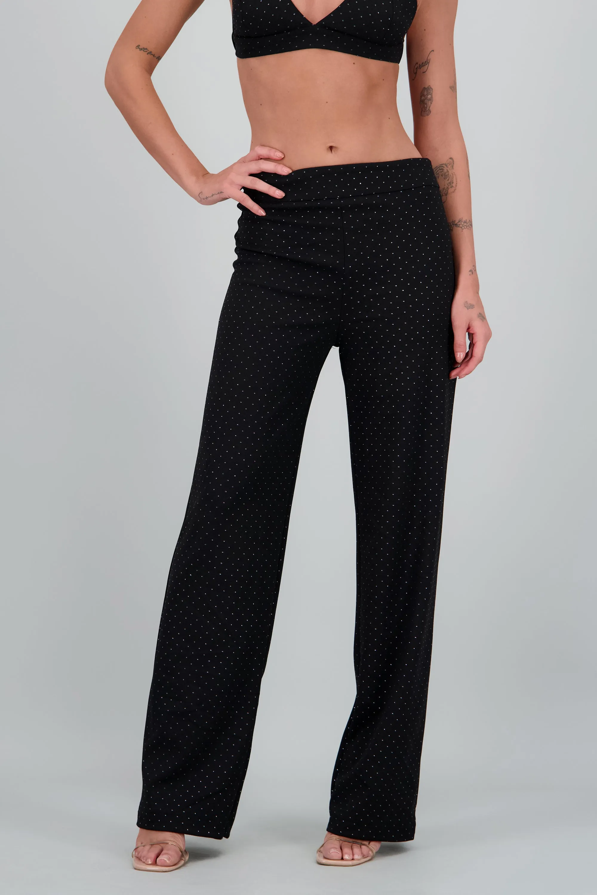 Pantalón recto con brillos sold by Shasa product image thumbnail 2