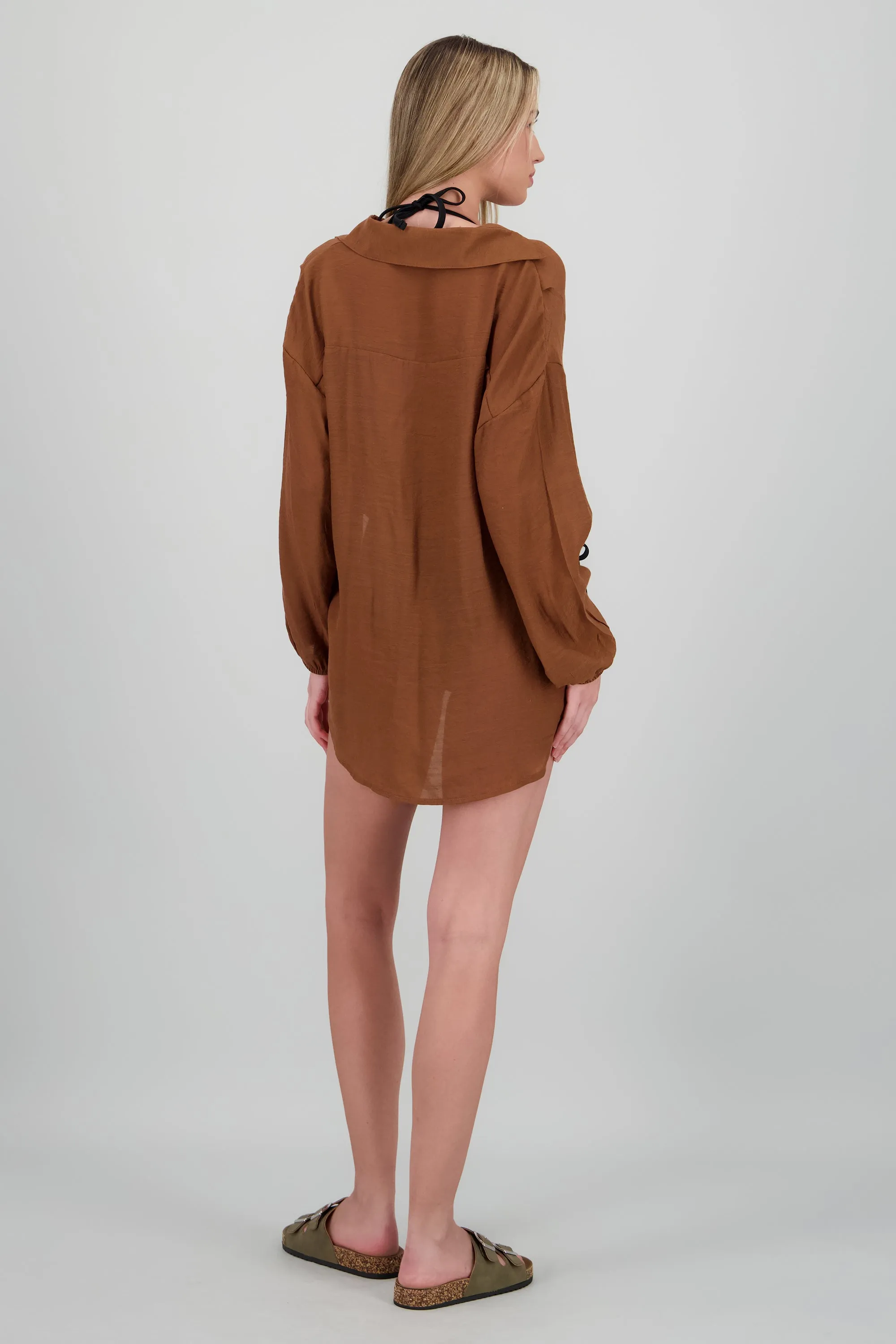 Camisa over ligera manga larga sold by Shasa product image thumbnail 4