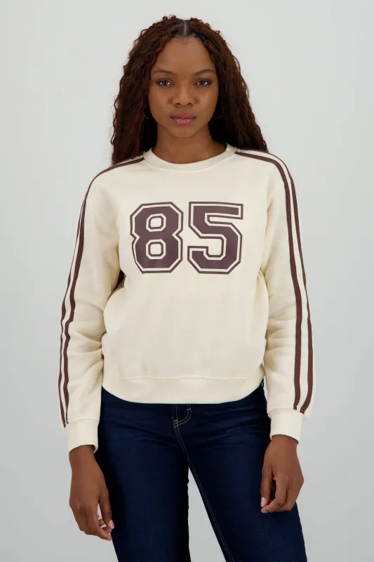 Sudadera lineas contraste número sold by Shasa