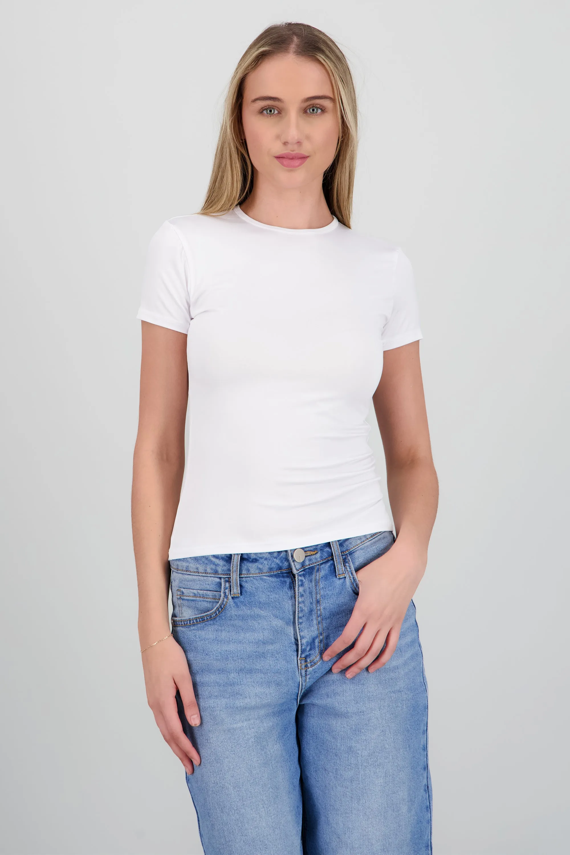 Playera de manga corta lisa sold by Shasa product image thumbnail 2