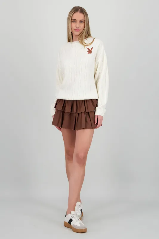 Sueter trenzado bordado playboy sold by Shasa