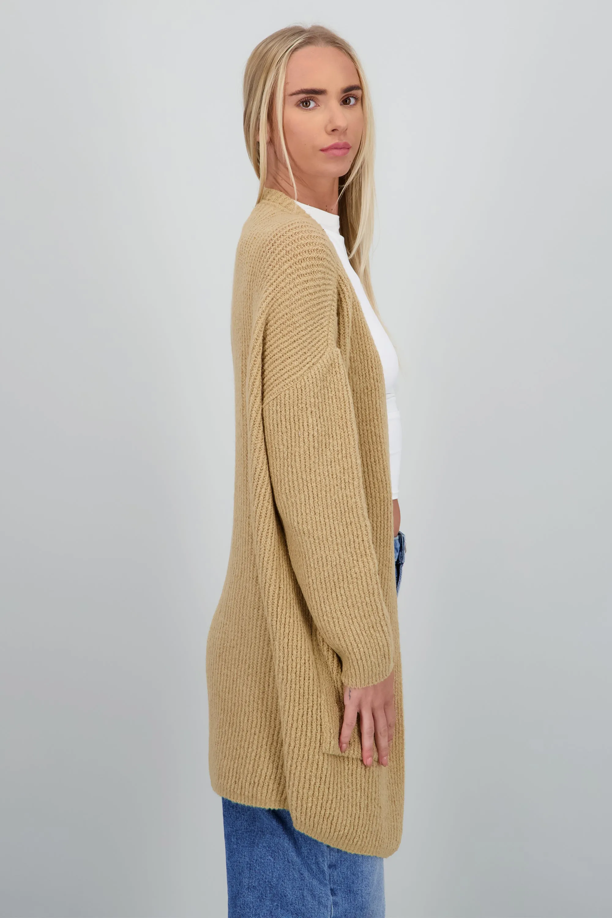 Cardigan largo detalle bolsas sold by Shasa product image thumbnail 3