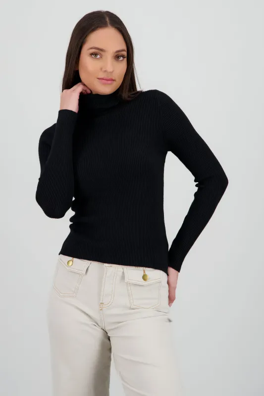 Top cuello alto manga larga sold by Shasa