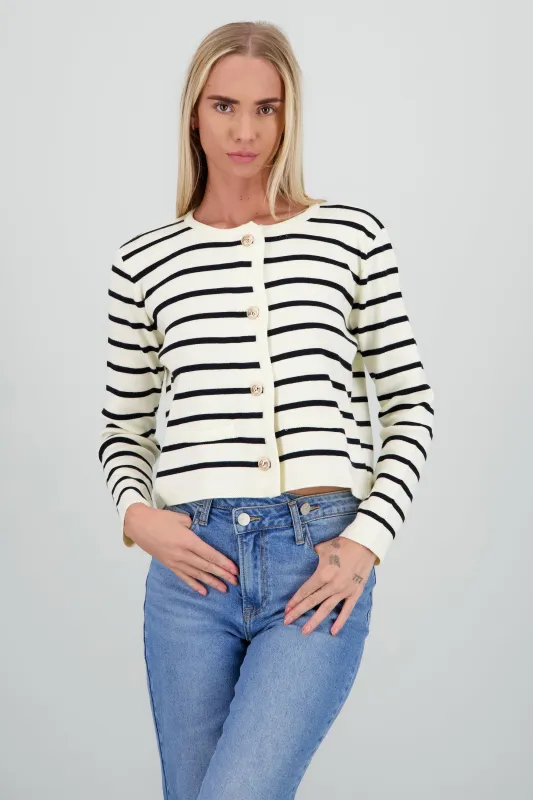 Cardigan rayas sold by Shasa