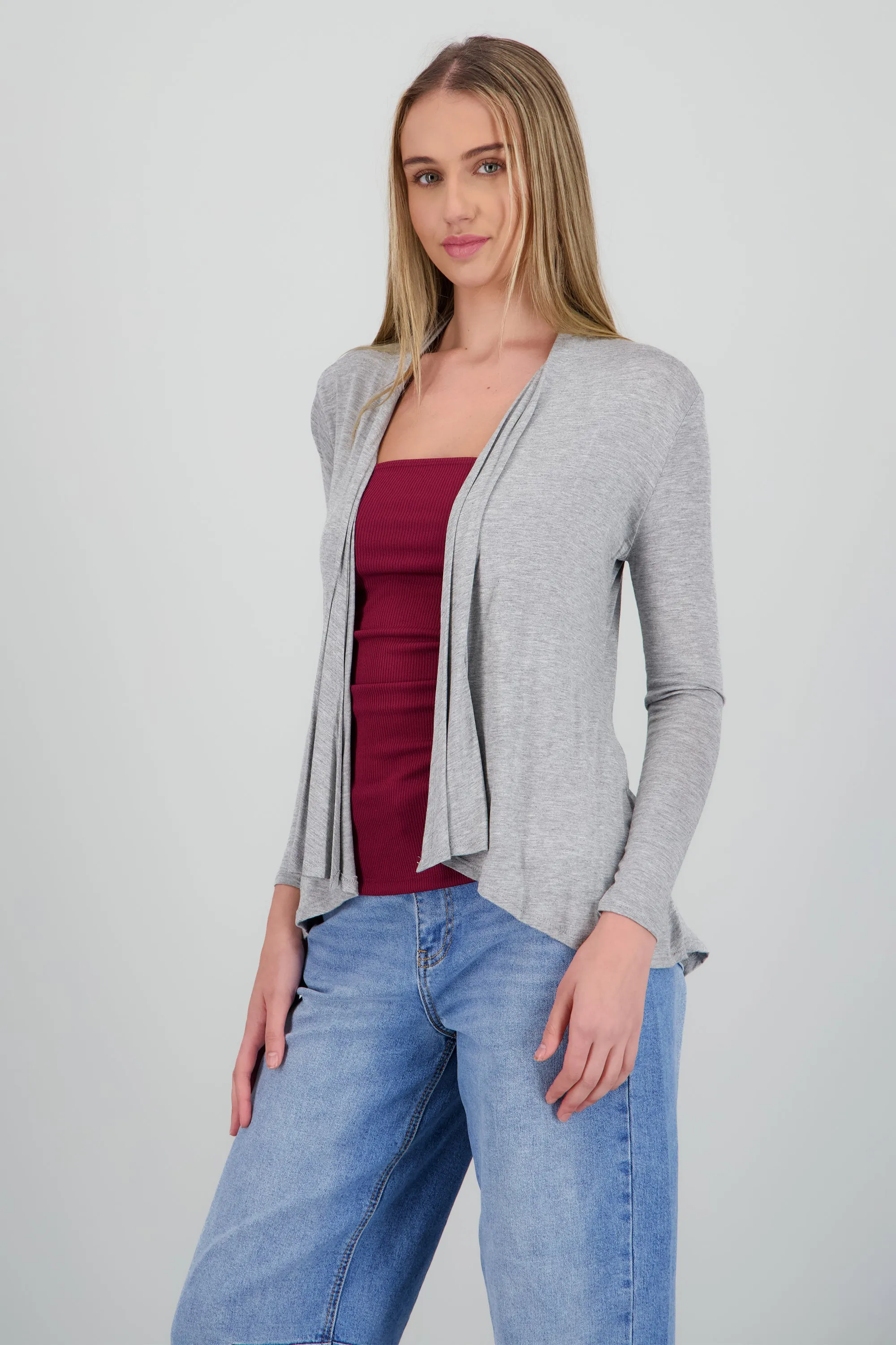 Cárdigan Corto Caída Cascada Manga Larga sold by Shasa product image thumbnail 3