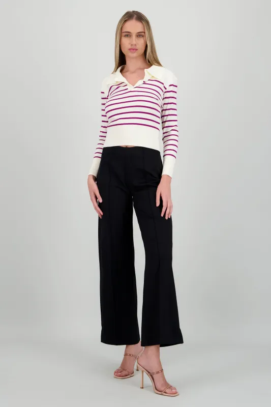 Pantalon amplio costuras sold by Shasa