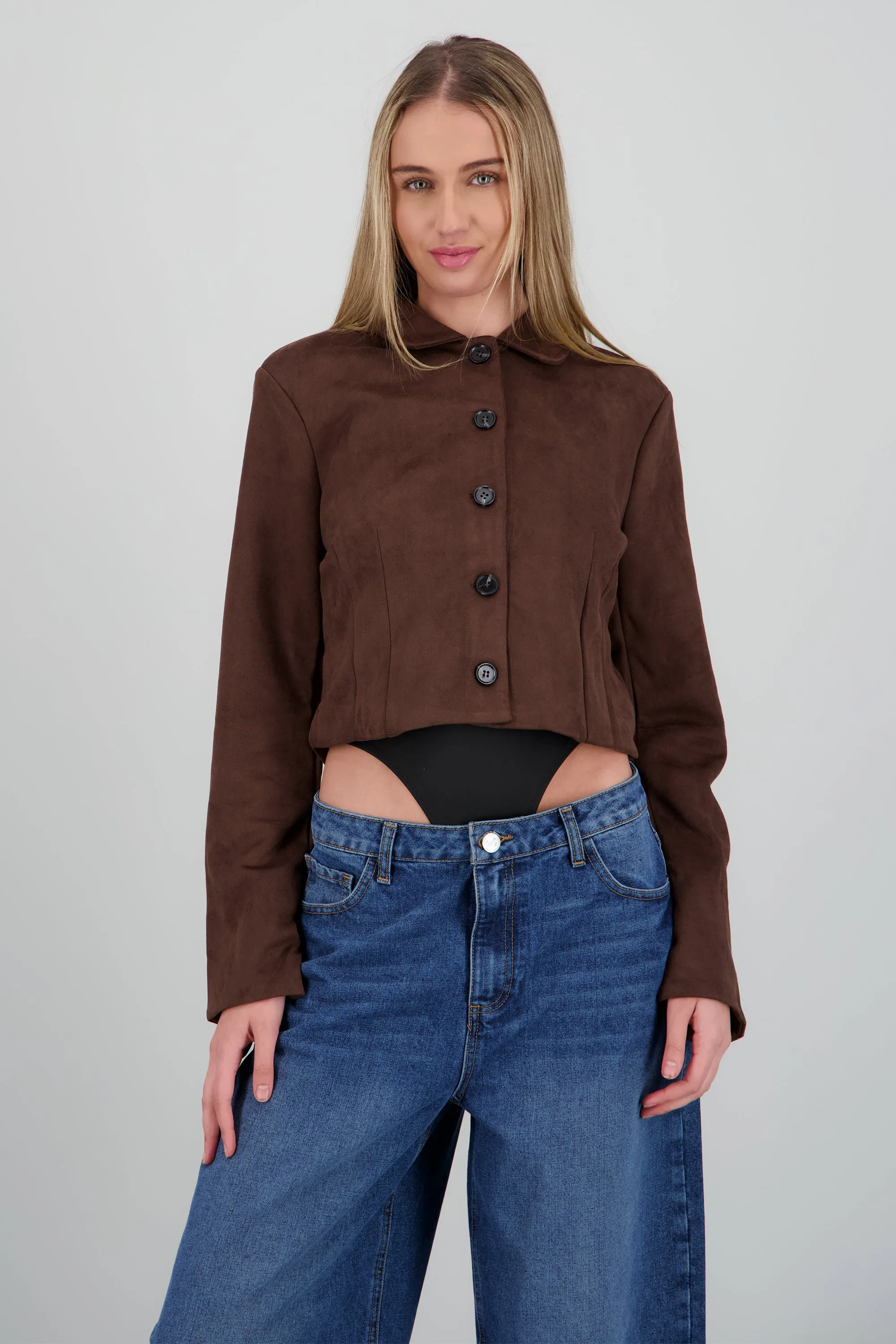 Chamarra suede botones sold by Shasa product image thumbnail 2