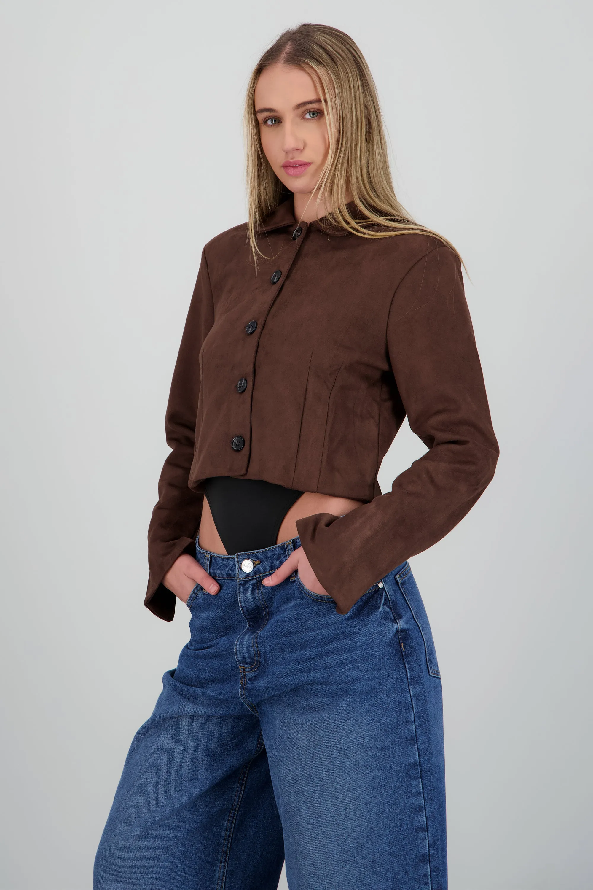 Chamarra suede botones sold by Shasa product image thumbnail 3