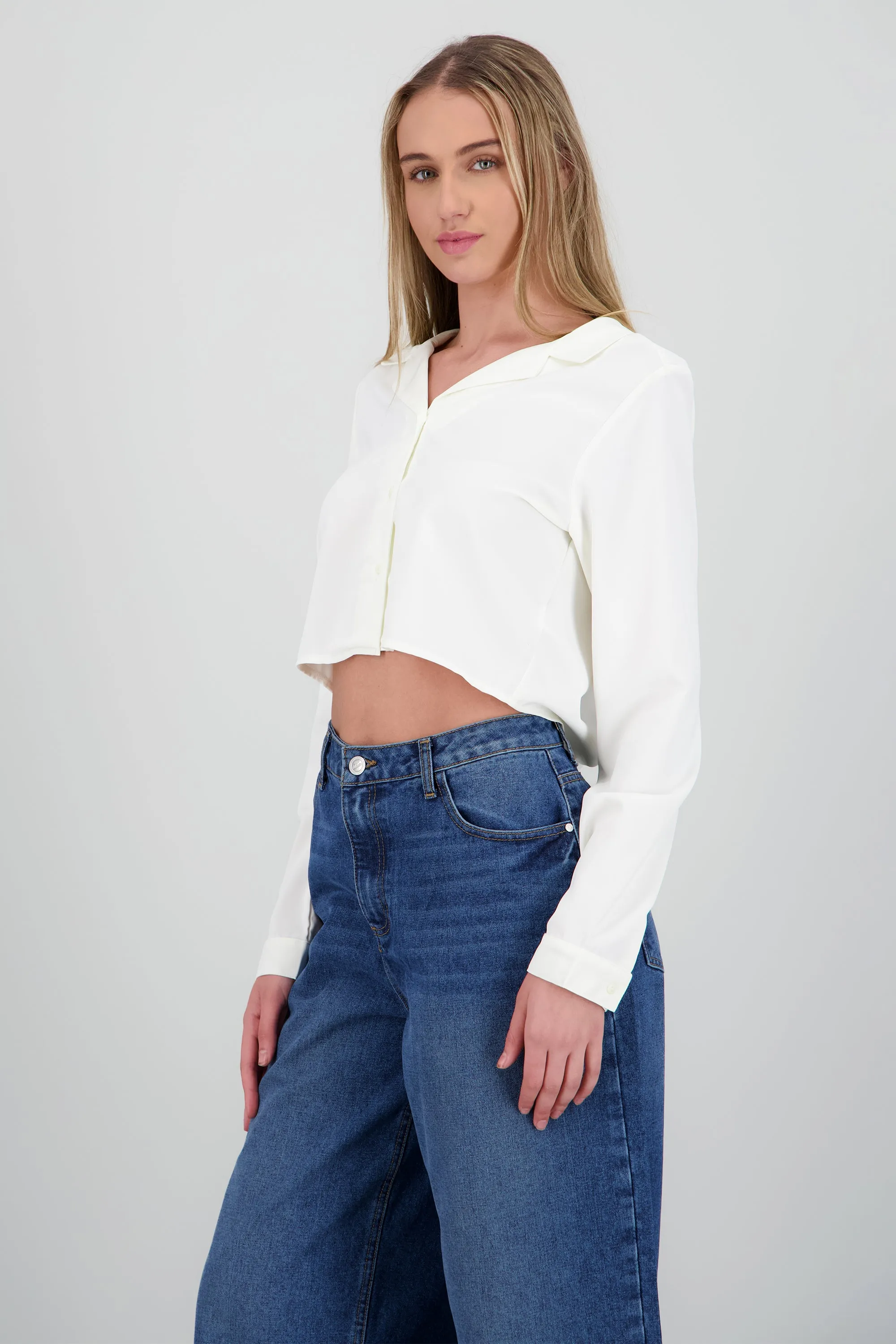 Camisa lisa manga larga sold by Shasa product image thumbnail 3