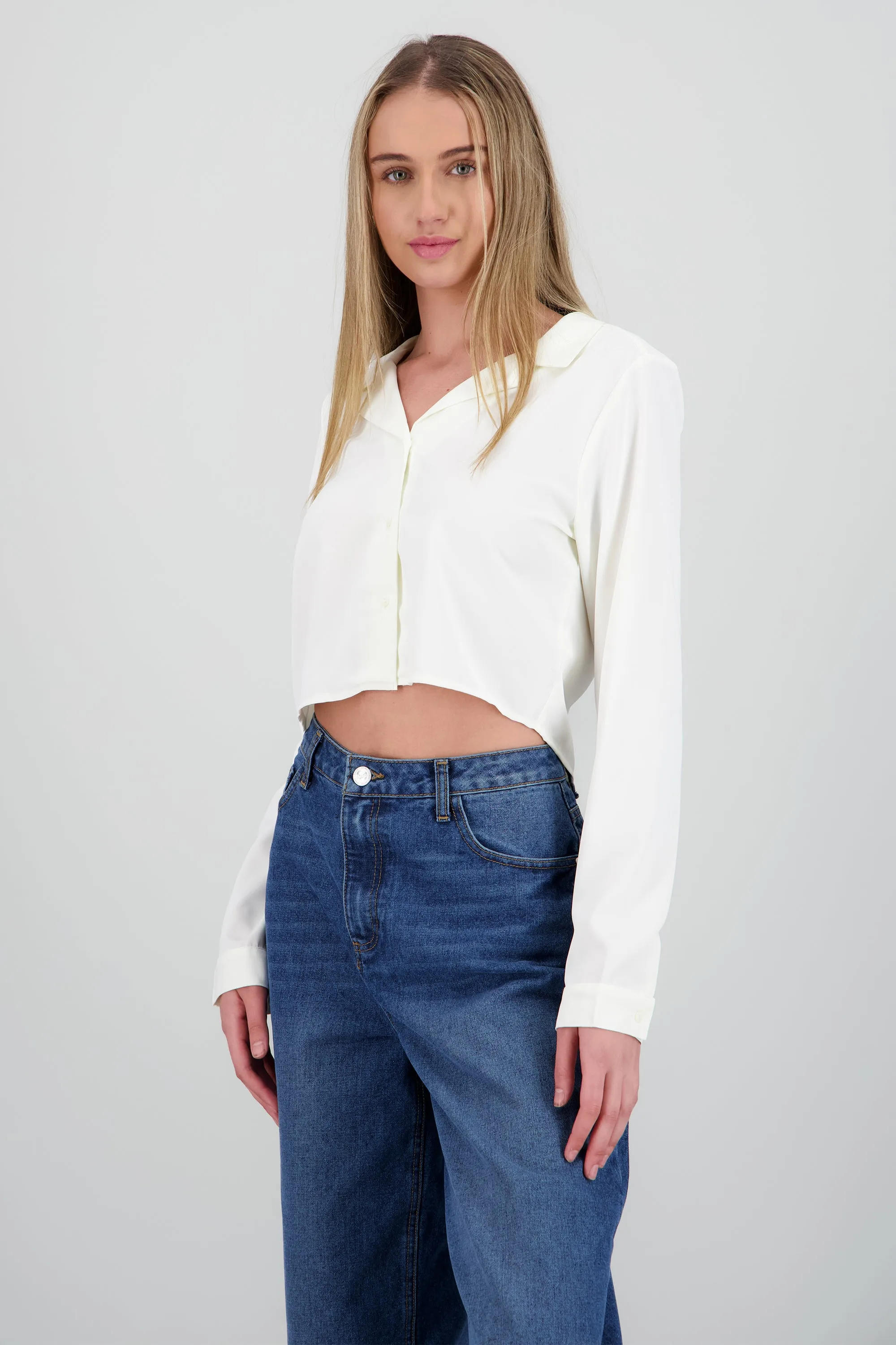 Camisa lisa manga larga sold by Shasa product image thumbnail 2