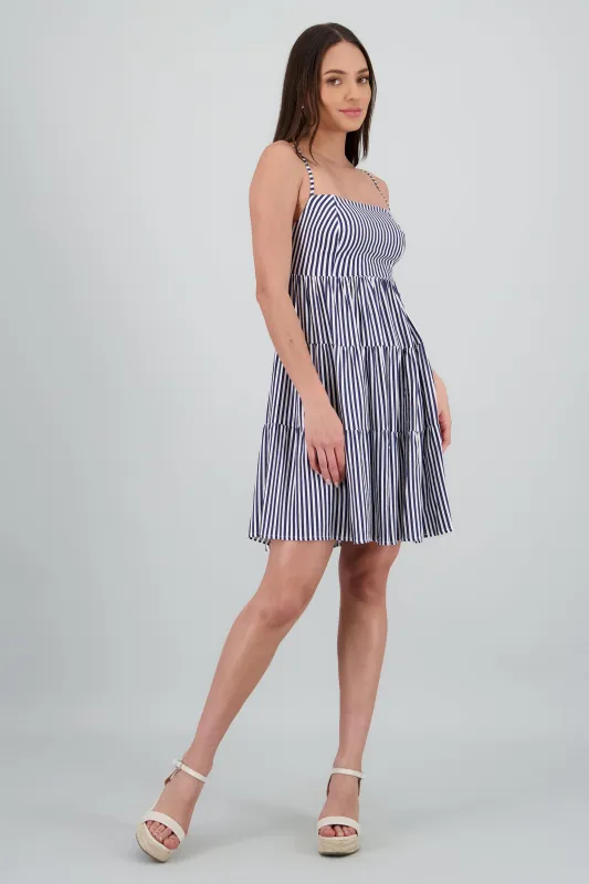 Vestido mini tirantes rayas sold by Shasa