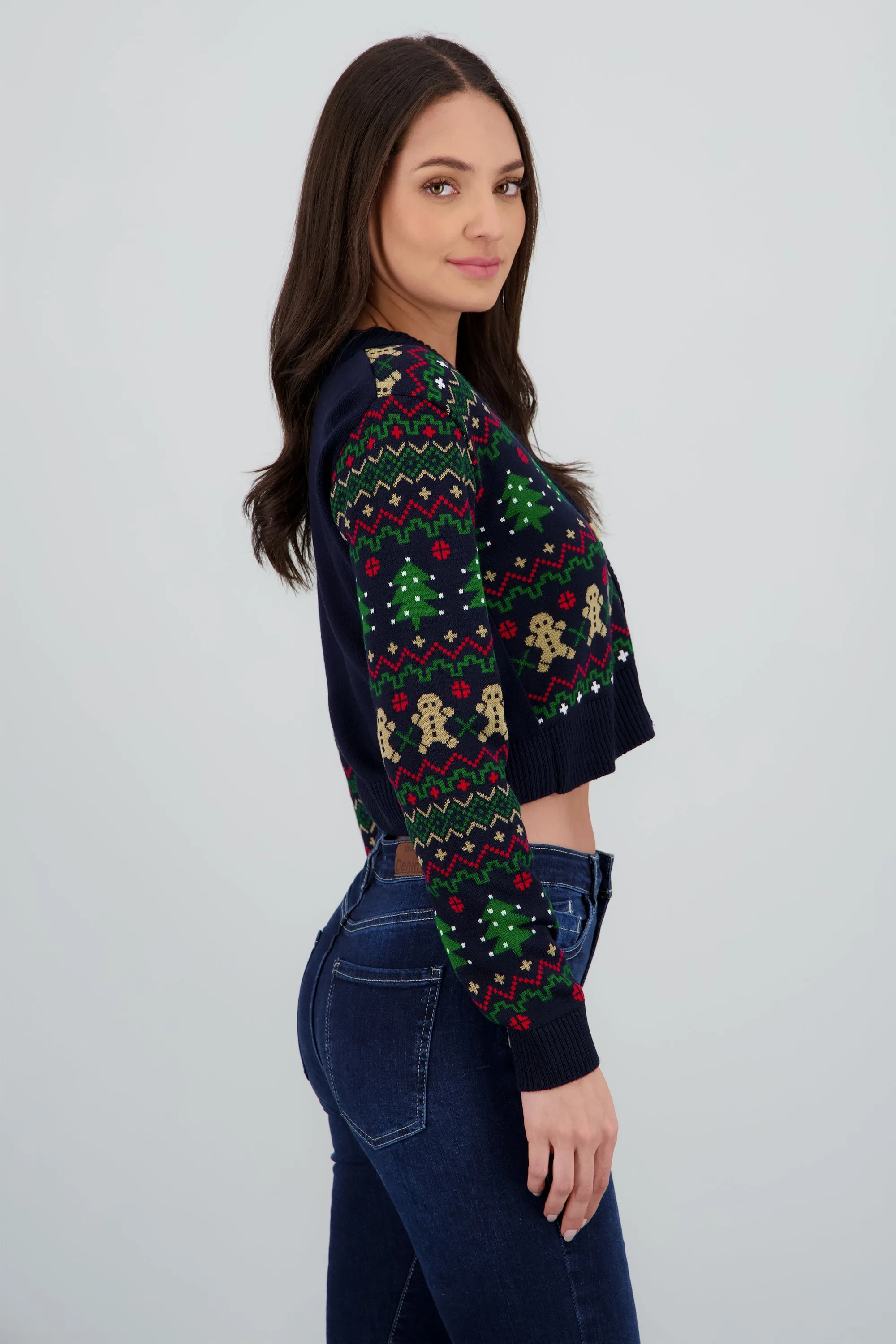 Cárdigan crop navideño sold by Shasa product image thumbnail 3